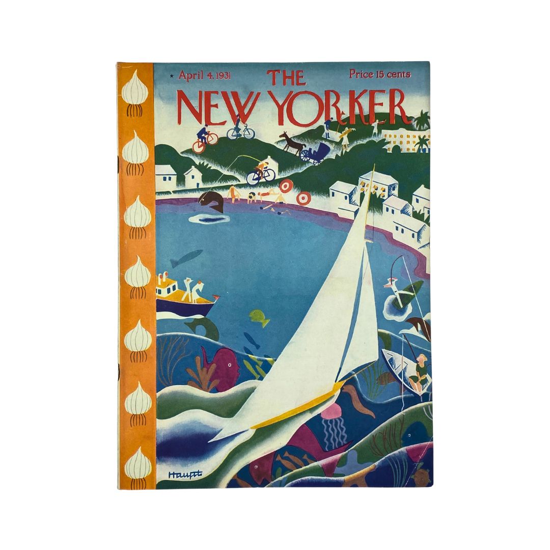 The New Yorker Complete Magazine April 4, 1931 Theodore Haupt Cover