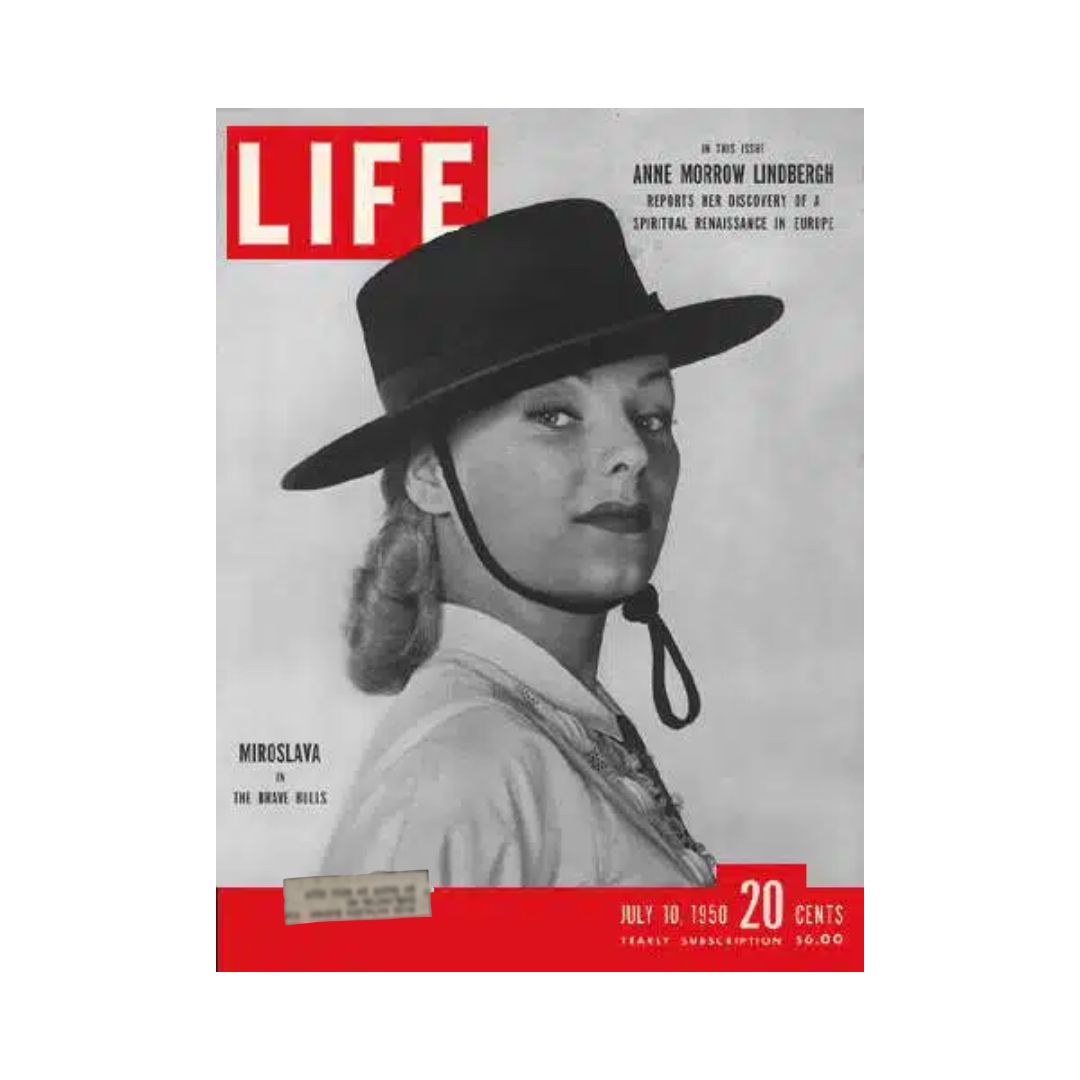 VTG Life Magazine July 10, 1950 Miroslava Stern, Mexican Actress