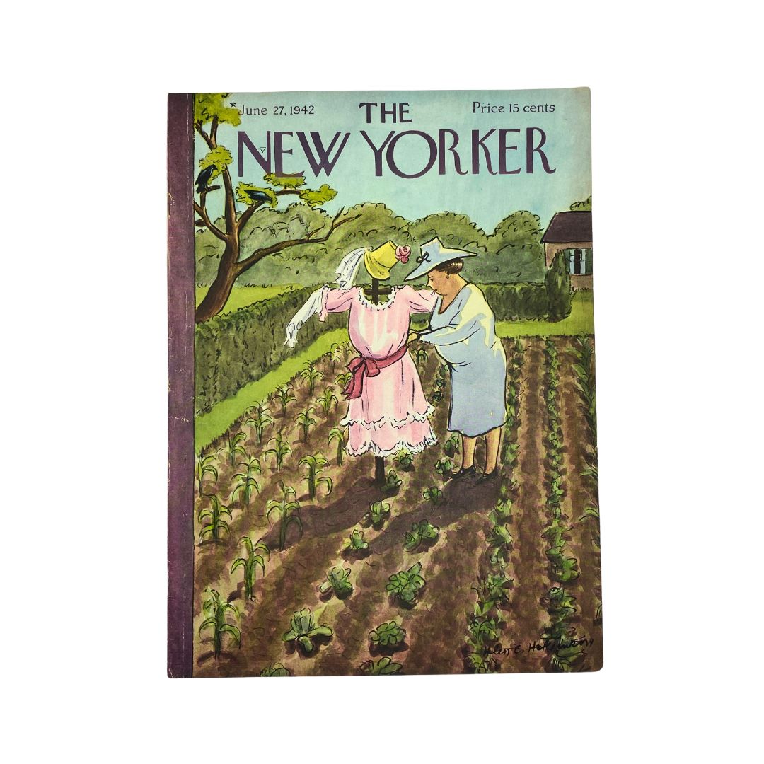 The New Yorker Complete Magazine June 27, 1942 Helen E. Hokinson Cover VG