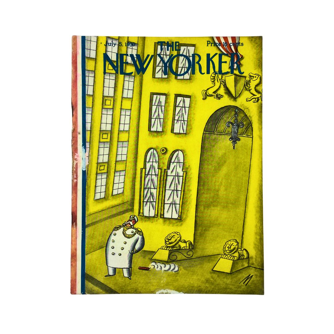 The New Yorker Complete Magazine July 5, 1930 Julian de Miskey Cover