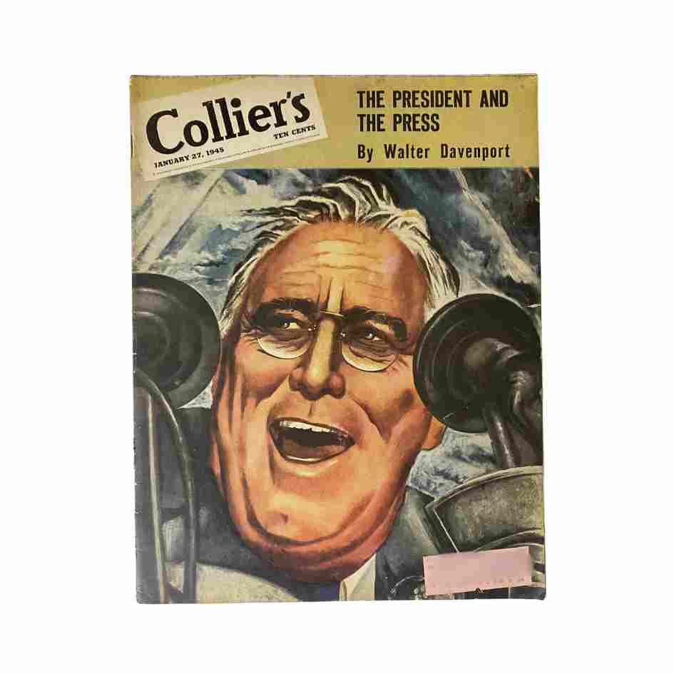 VTG Collier's Magazine January 27, 1945 The President and The Press