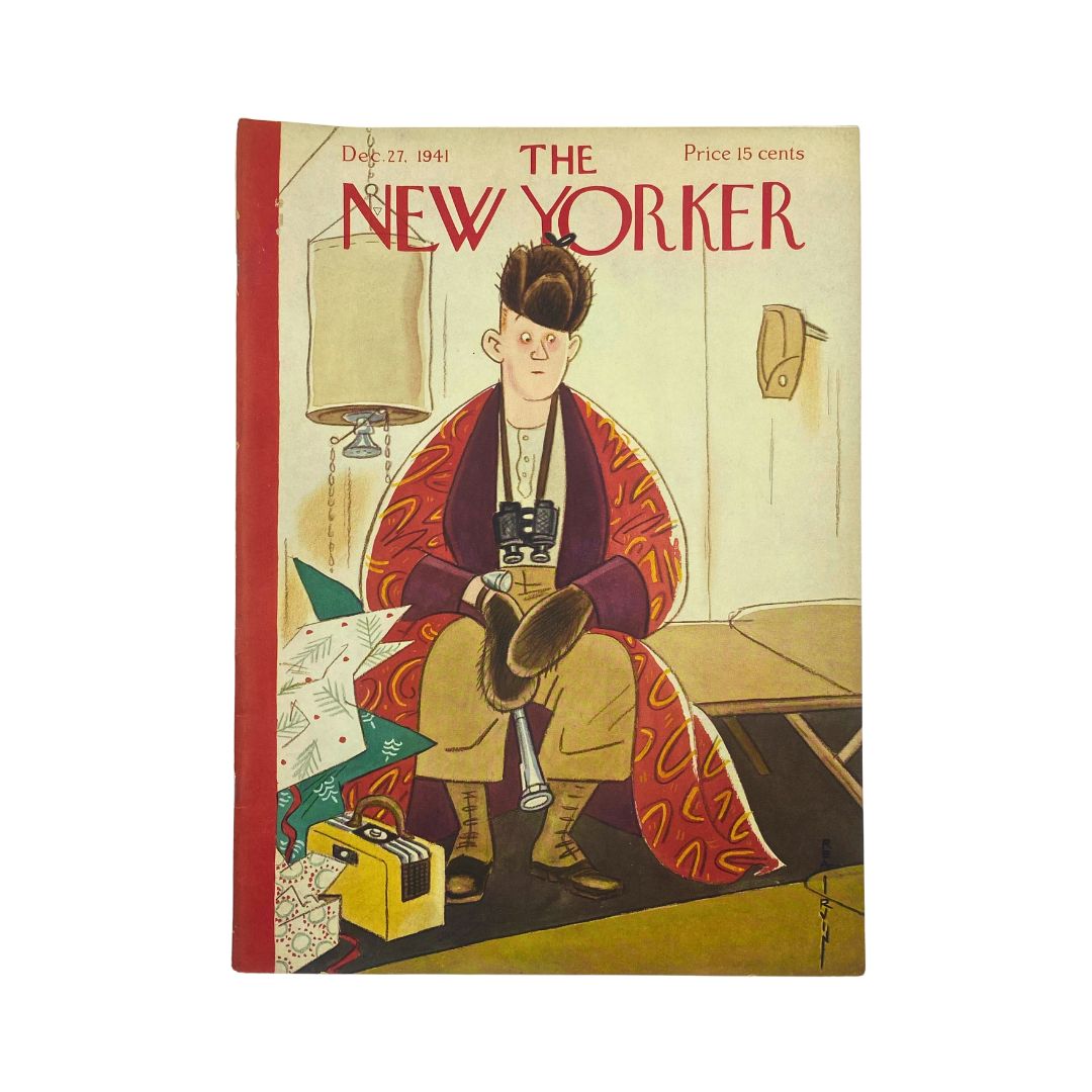 The New Yorker Complete Magazine December 27, 1941 Rea Irvin Cover