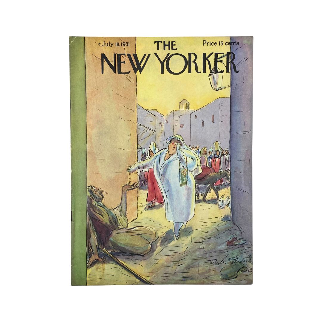 The New Yorker Complete Magazine July 18, 1931 Helen E. Hokinson Cover VG