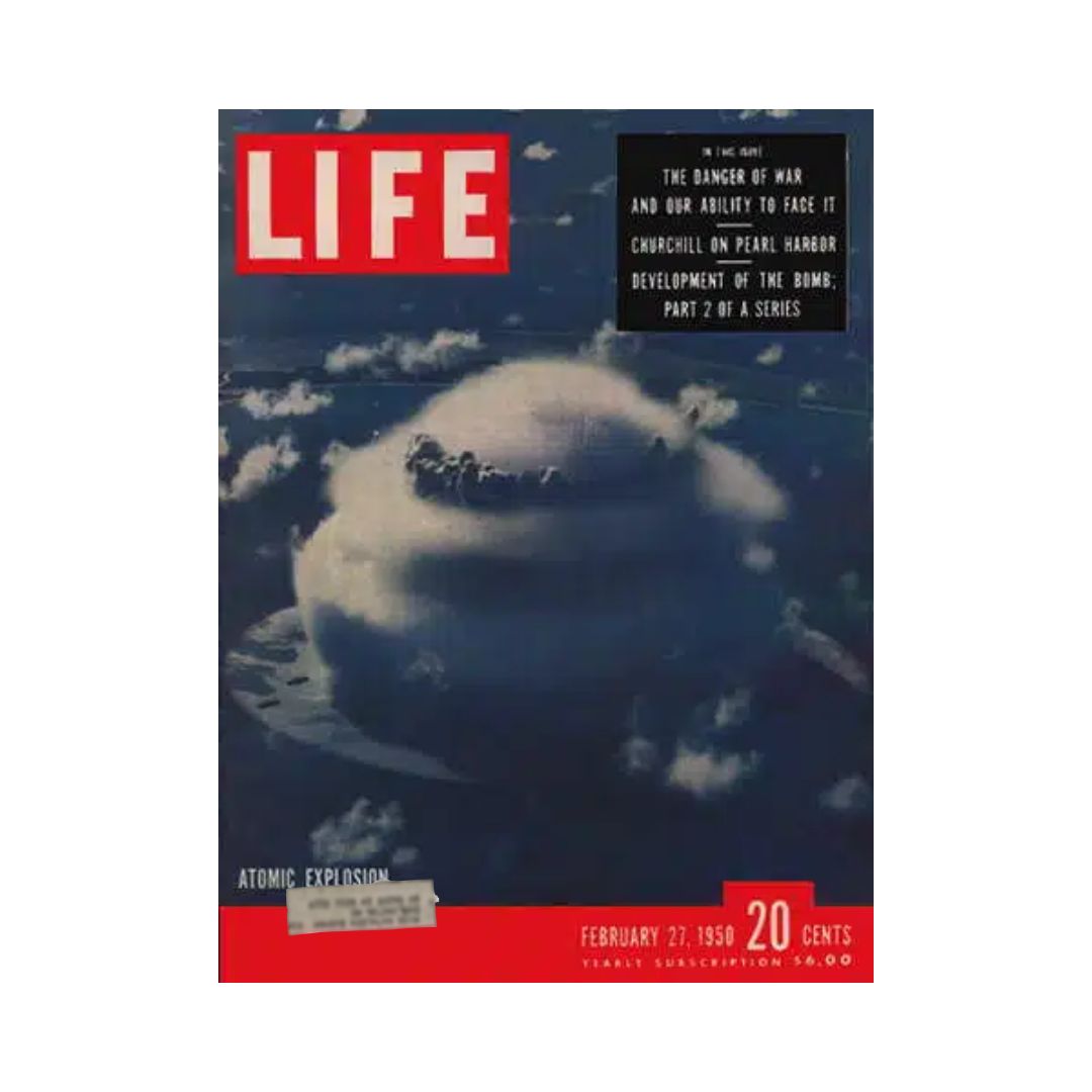 VTG Life Magazine February 27, 1950 Atomic Nuclear Bomb Bikini Lagoon