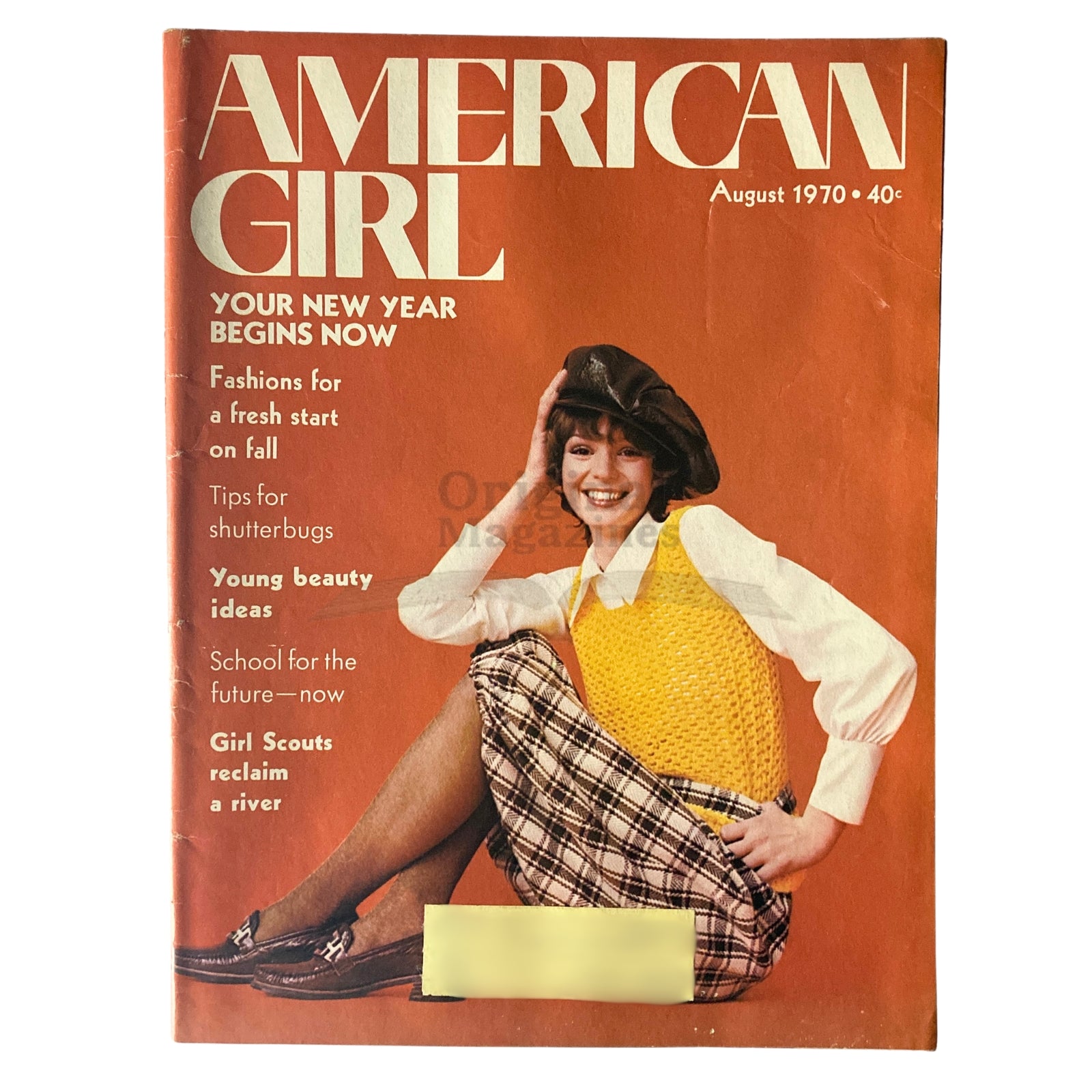 American Girl Magazine August 1970 Girl Scouts Reclaim a River