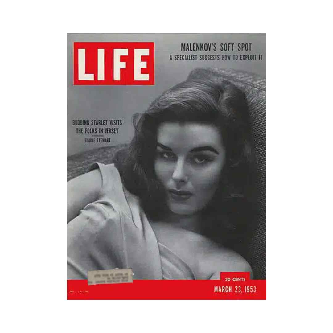 VTG Life Magazine March 23, 1953 Elaine Stewart, Actress and Model