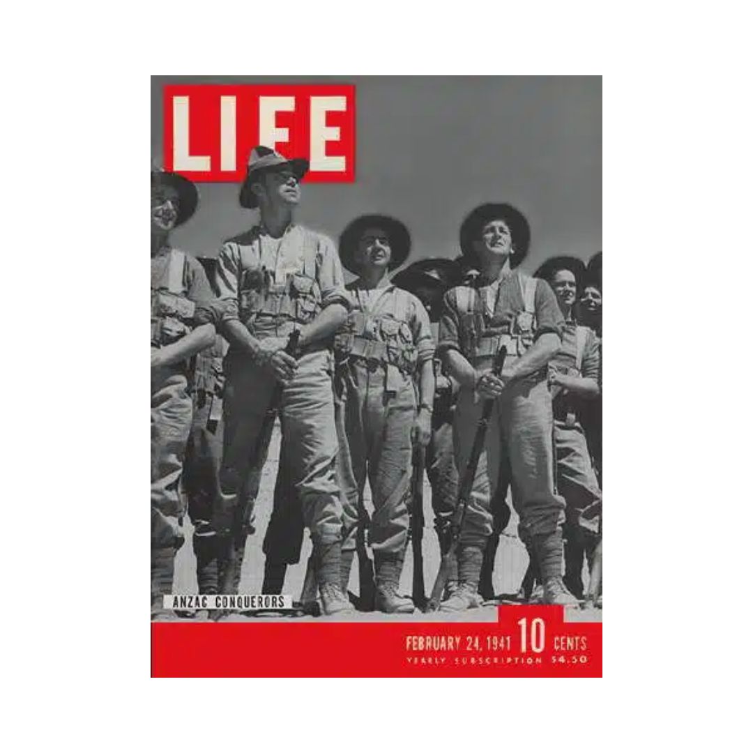 VTG Life Magazine February 24, 1941 Anzac Conquerors