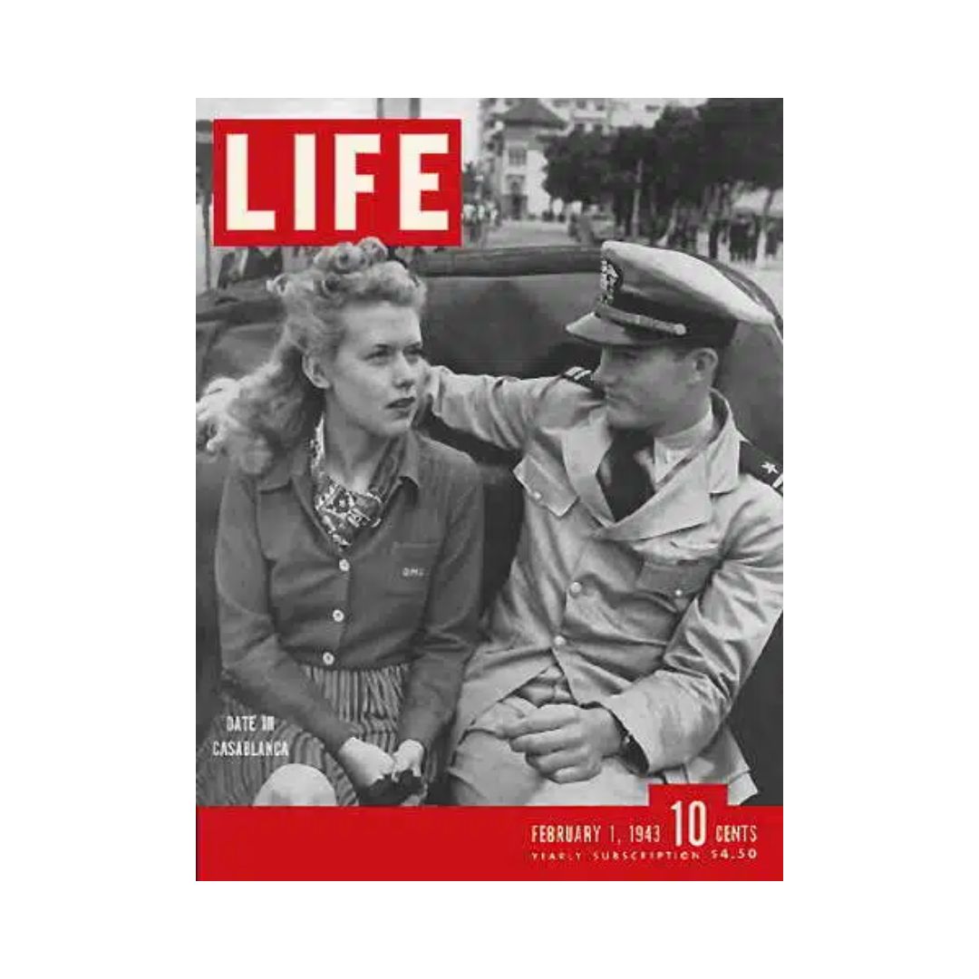 VTG Life Magazine February 1, 1943 Date in Casablanca