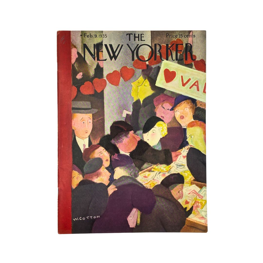 The New Yorker Complete Magazine February 9, 1935 William Cotton Cover VG