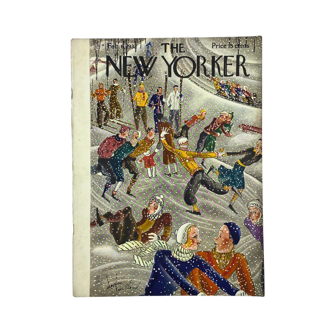 The New Yorker Complete Magazine February 6, 1932 Constantin Alajalov Cover