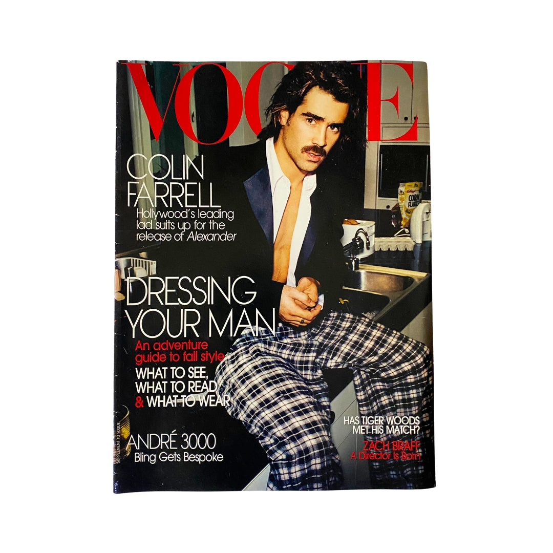 Vogue Supplement Magazine 2004 Colin Farrell Cover No label VG