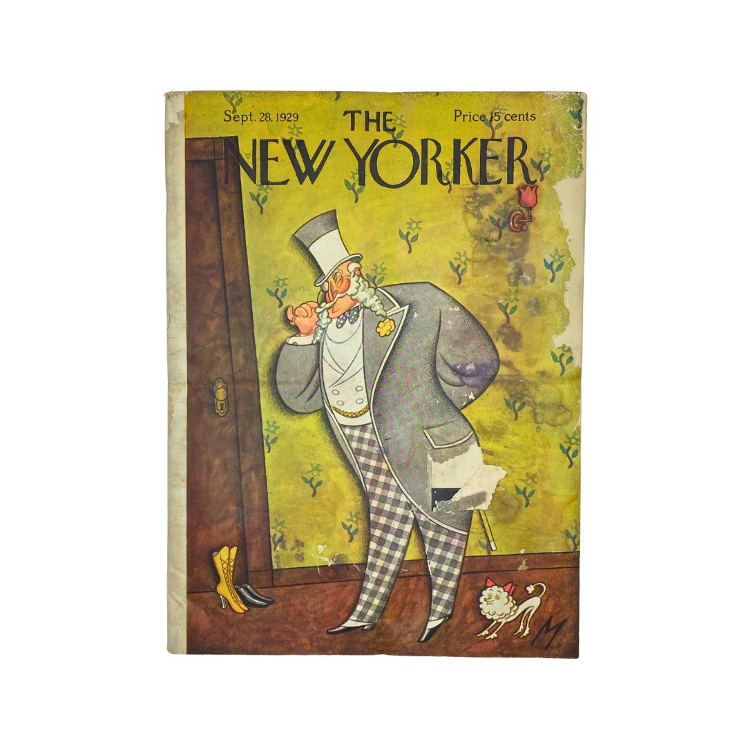 The New Yorker Complete Magazine September 28, 1929 Julian De Miskey Cover