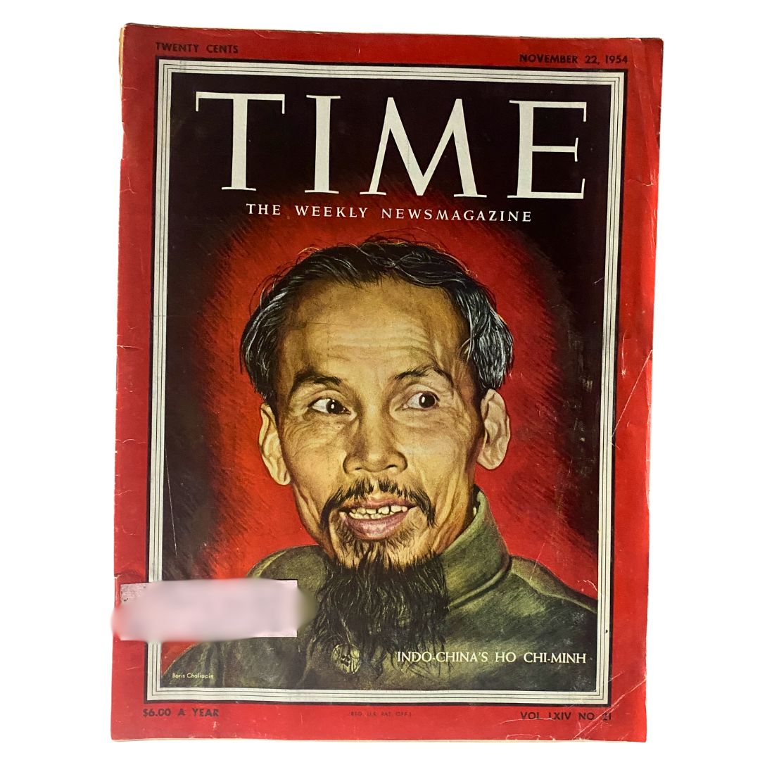 VTG Time Magazine November 22, 1954 Vol 64 No. 21 Indo-China's Ho Chi-Minh