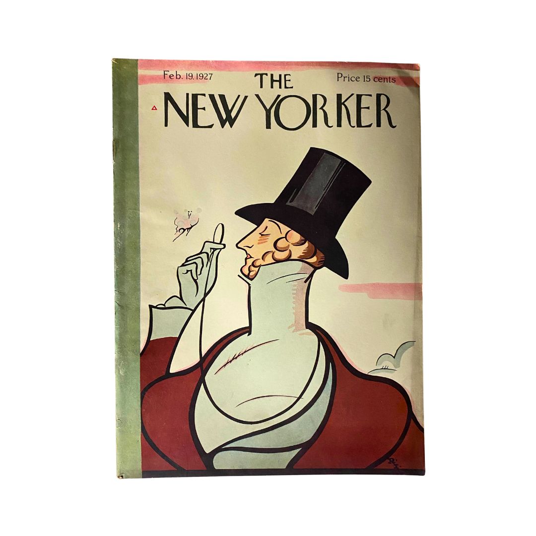 The New Yorker Complete Magazine February 19, 1927 Rea Irvin Cover