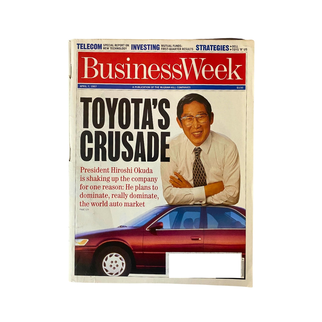 BusinessWeek Magazine April 7, 1997 Toyota President Hiroshi Okuda