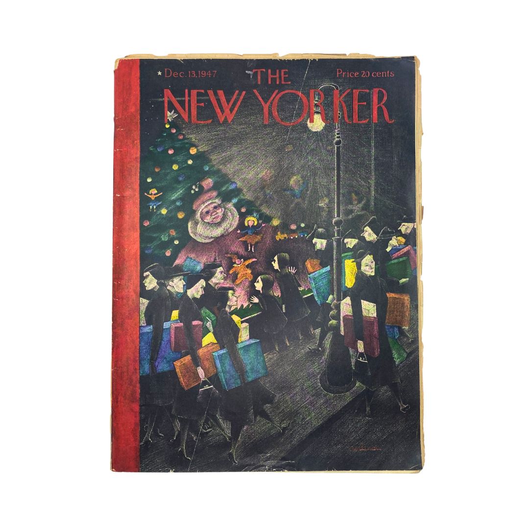 The New Yorker Complete Magazine December 13, 1947 Christina Malman Cover