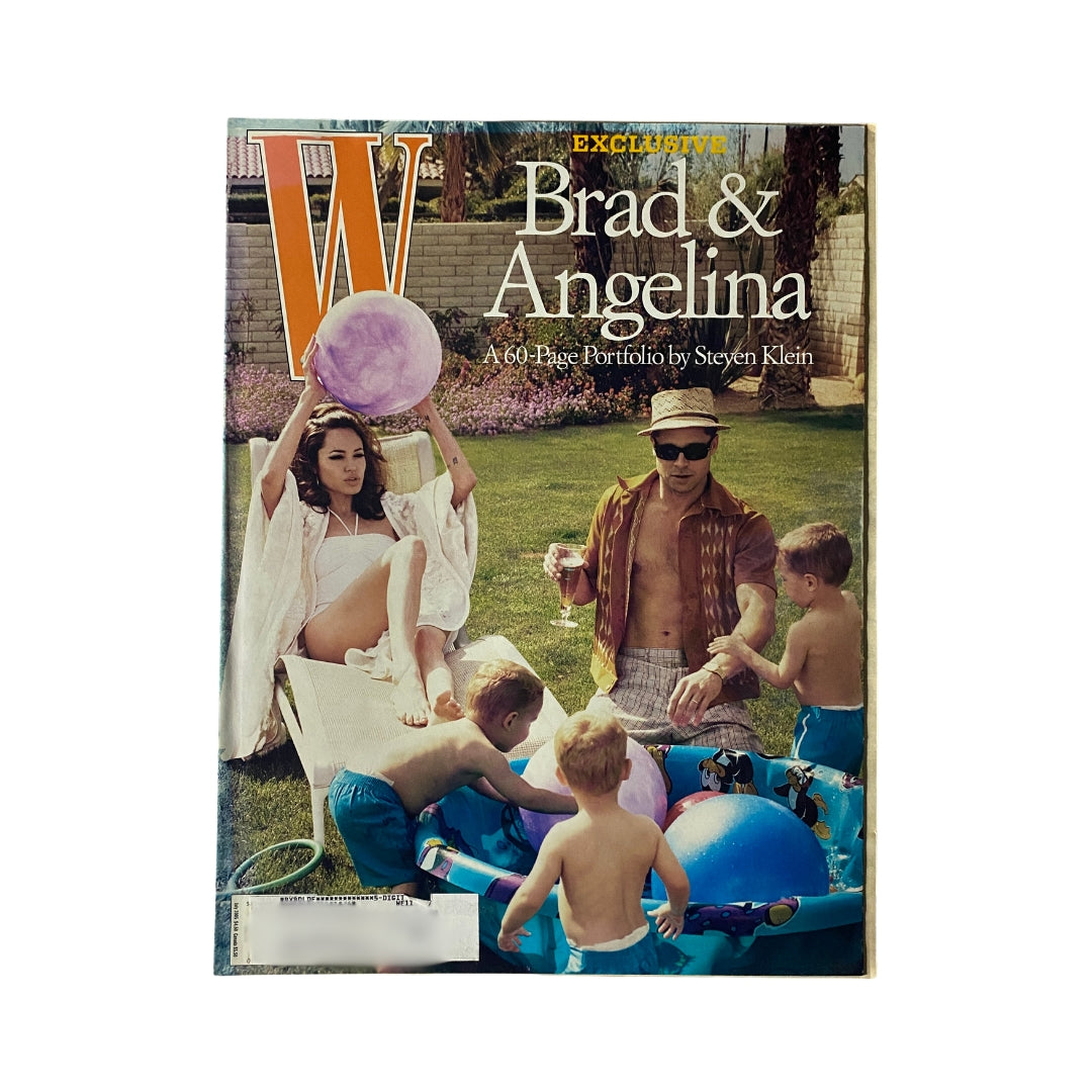 W Magazine July 2005 Angelina Jolie and Brad Pitt Cover