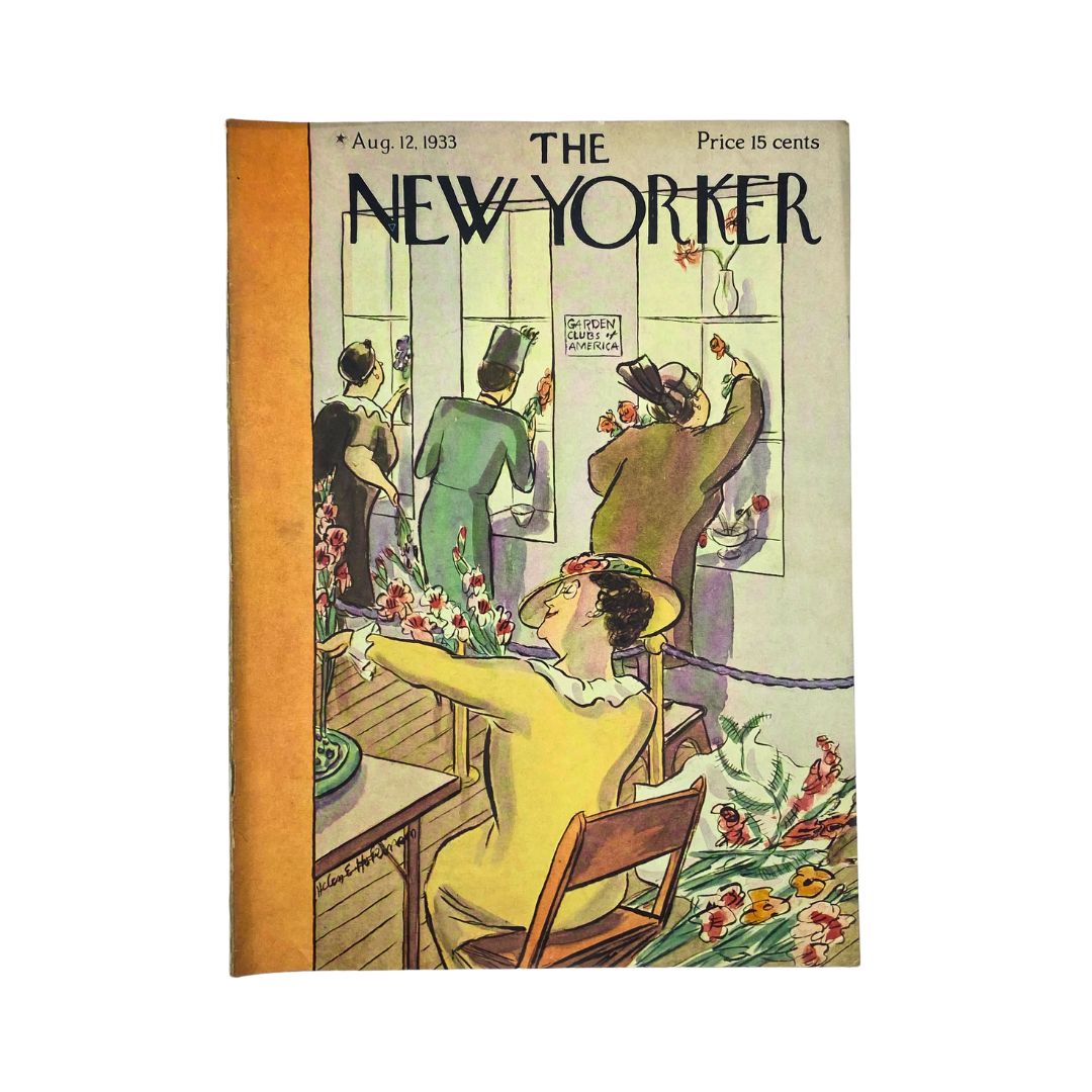 The New Yorker Complete Magazine August 12, 1933 Helen E. Hokinson Cover