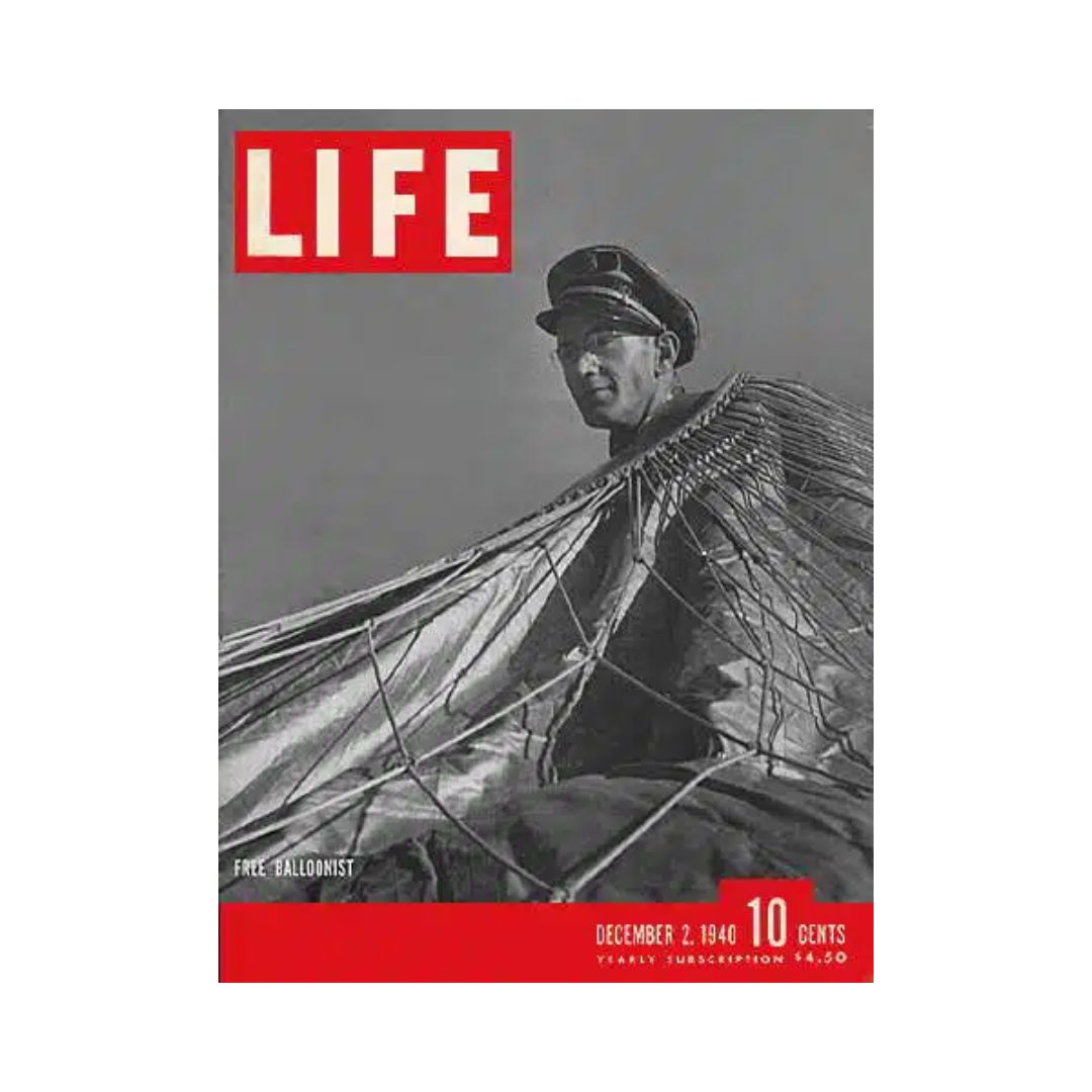 VTG Life Magazine December 2, 1940 Balloonist