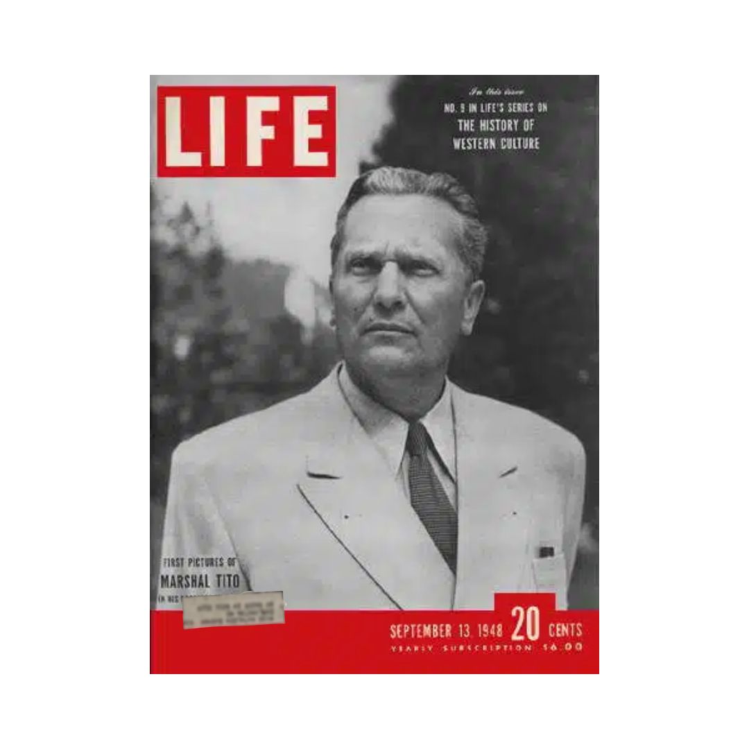 VTG Life Magazine September 13, 1948 Marshal Tito, Republic of Yugoslavia