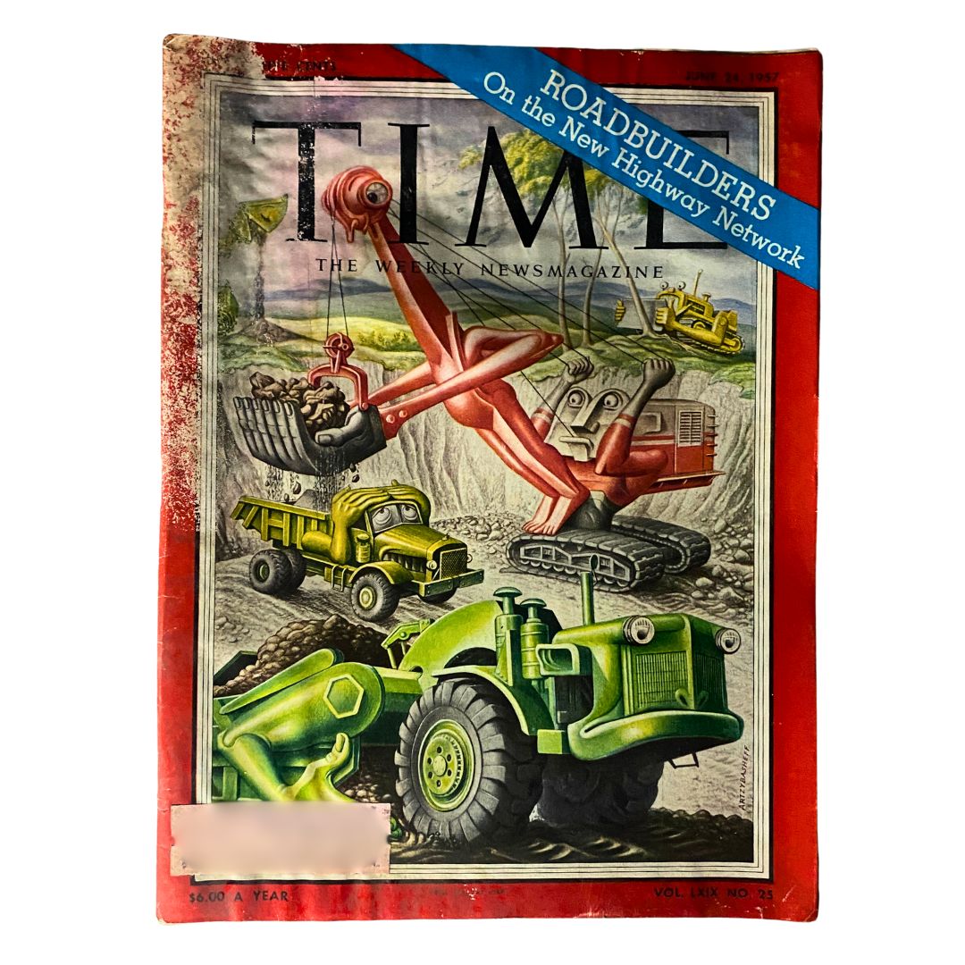 VTG Time Magazine June 24, 1957 Vol 69 No. 25 Monster Machines