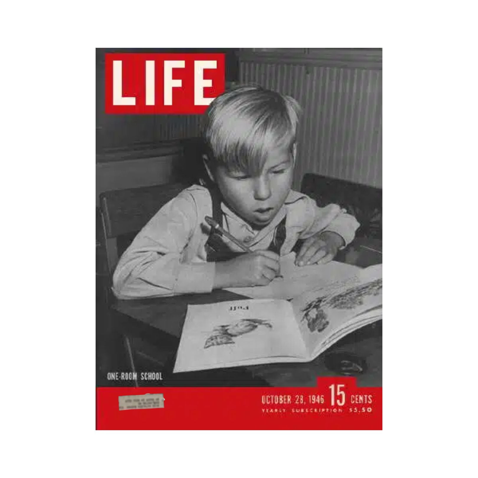 VTG Life Magazine October 28, 1946 One-room School