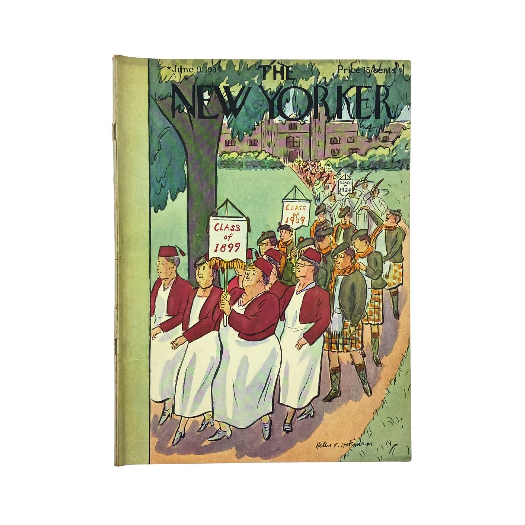 The New Yorker Complete Magazine June 9, 1934 Helen E. Hokinson Cover VG