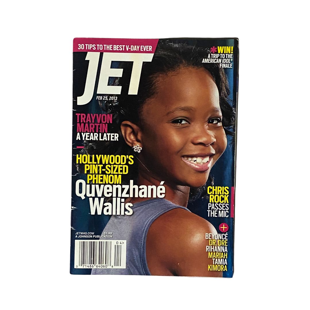 Jet Magazine February 25, 2013 Vol 122 No. 4 Quvenzhane Wallis No Label VG