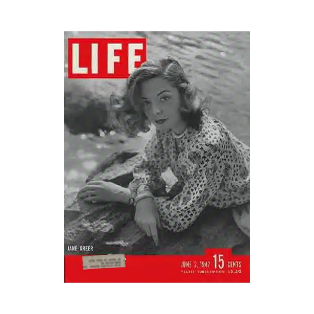 VTG Life Magazine June 2, 1947 Jane Greer American Film Actress