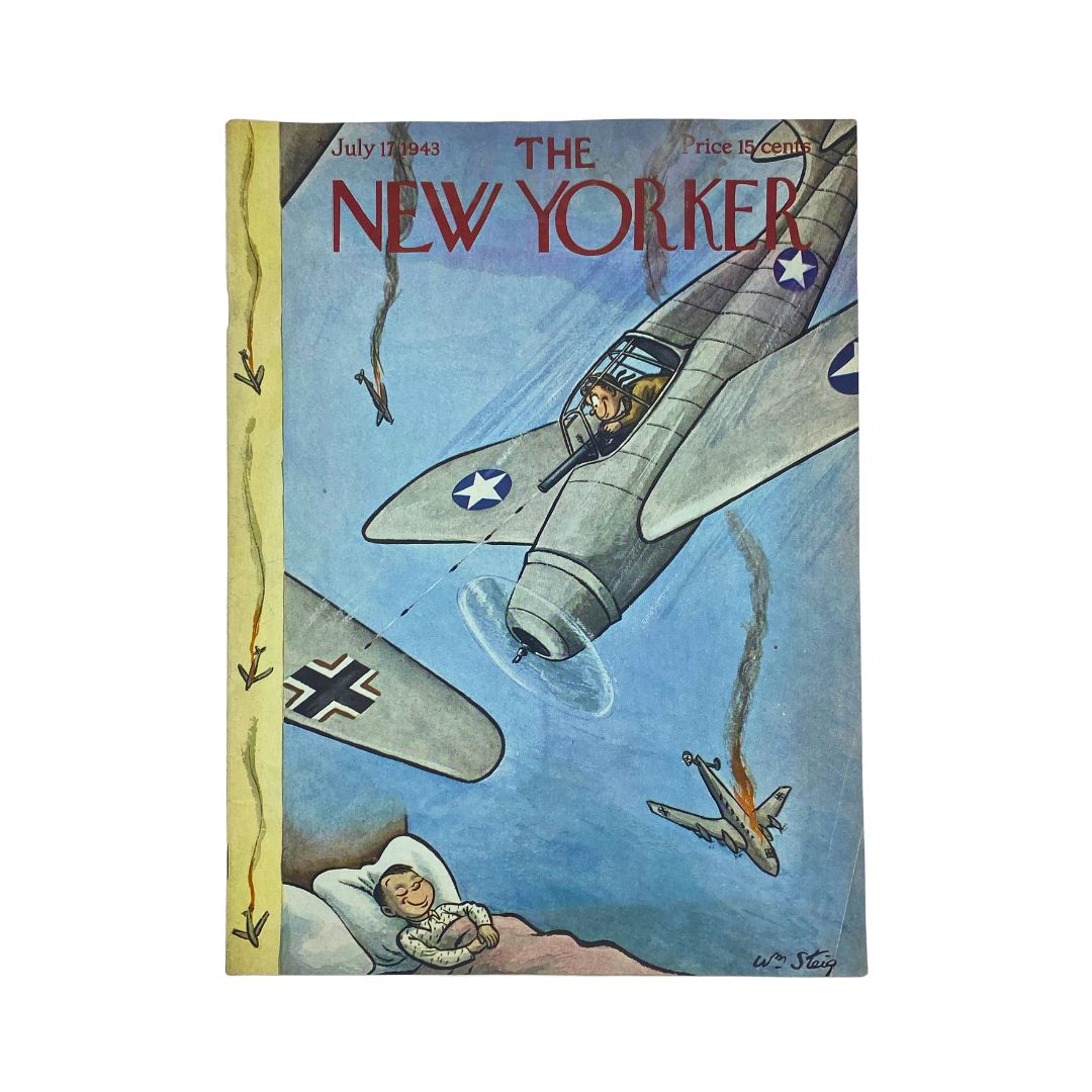 The New Yorker Complete Magazine July 17, 1943 William Steig Cover