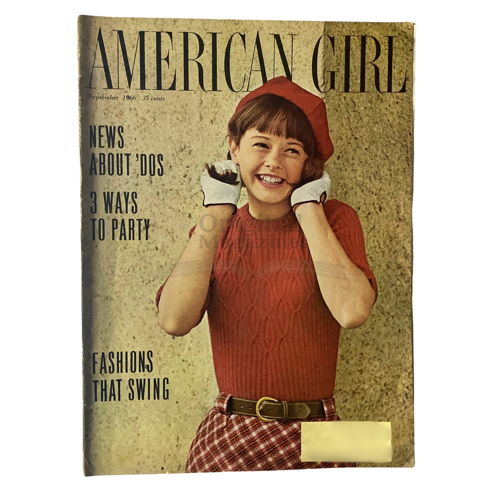 American Girl Magazine September 1966 New About 'Dos & 3 Ways To Party