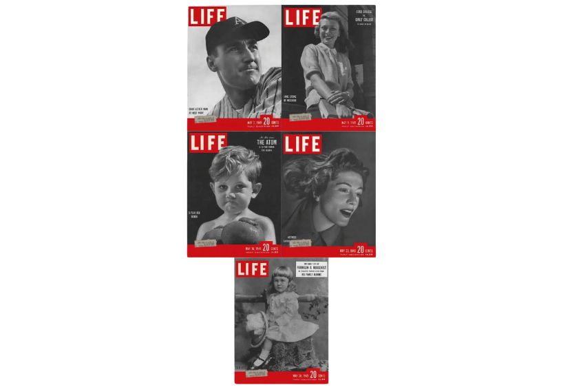 Life Magazine Lot of 5 Full Month of May 1949 2, 9, 16, 23, 30