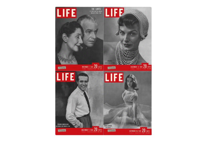 Life Magazine Lot of 4 Full Month of November 1949 7, 14, 21, 28