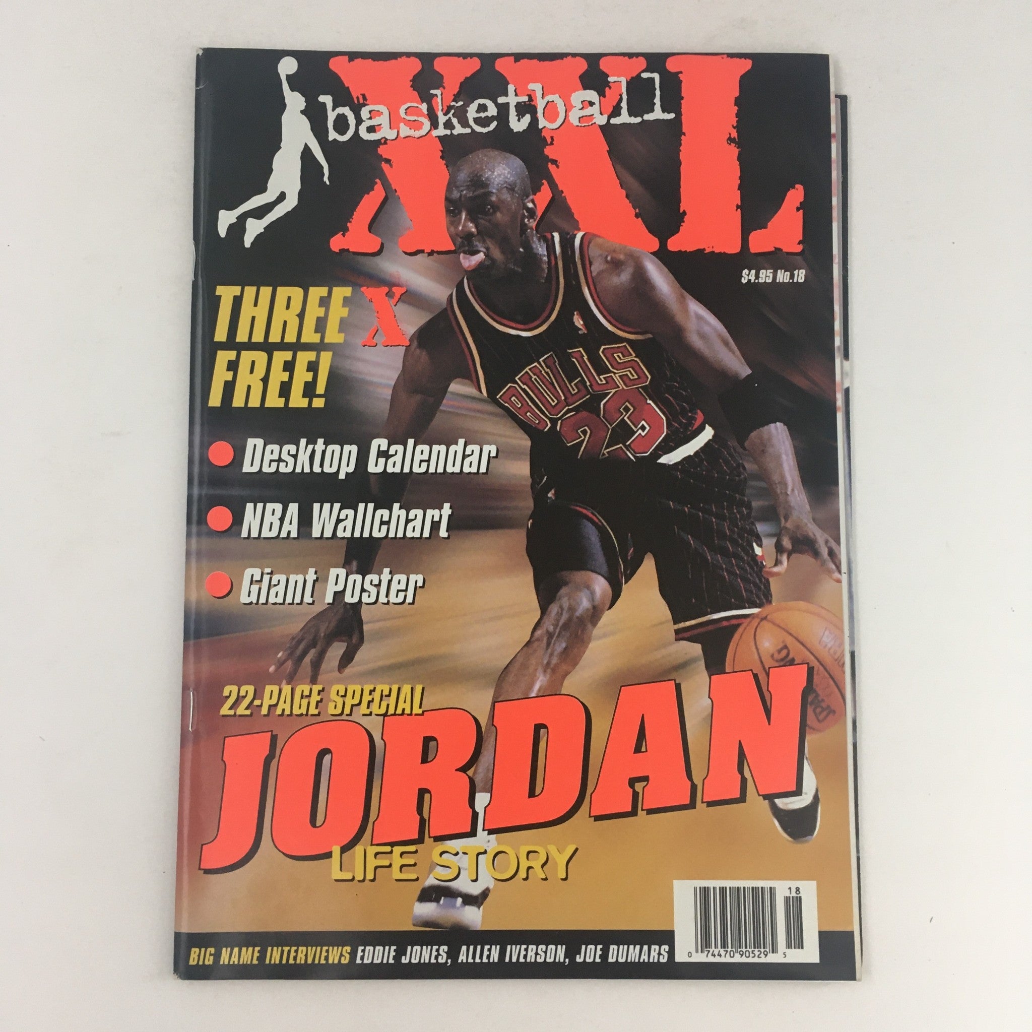 XXL Basketball Magazine February 1999 Michael Jordan Includes Poster No Label VG