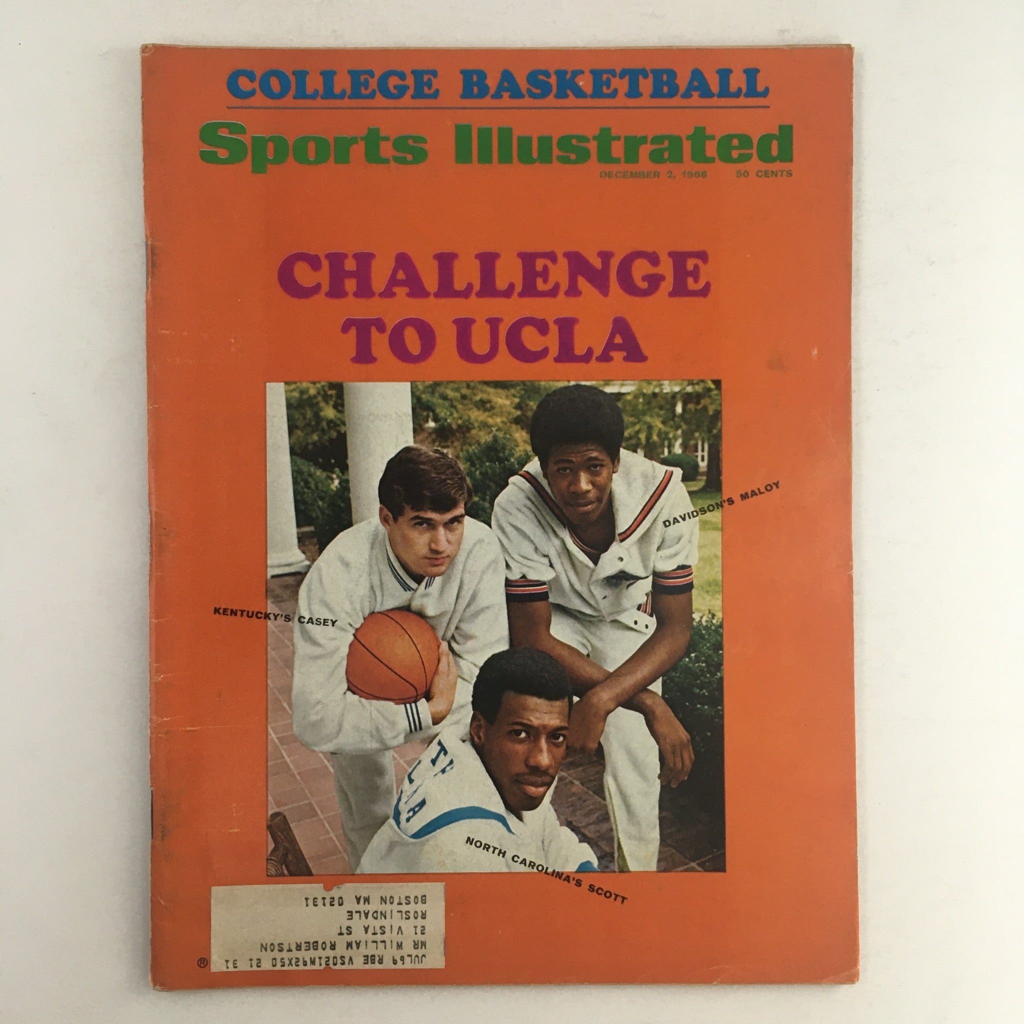 Sports Illustrated Magazine December 2 1966 Challenge UCLA Casey, Maloy & Scott