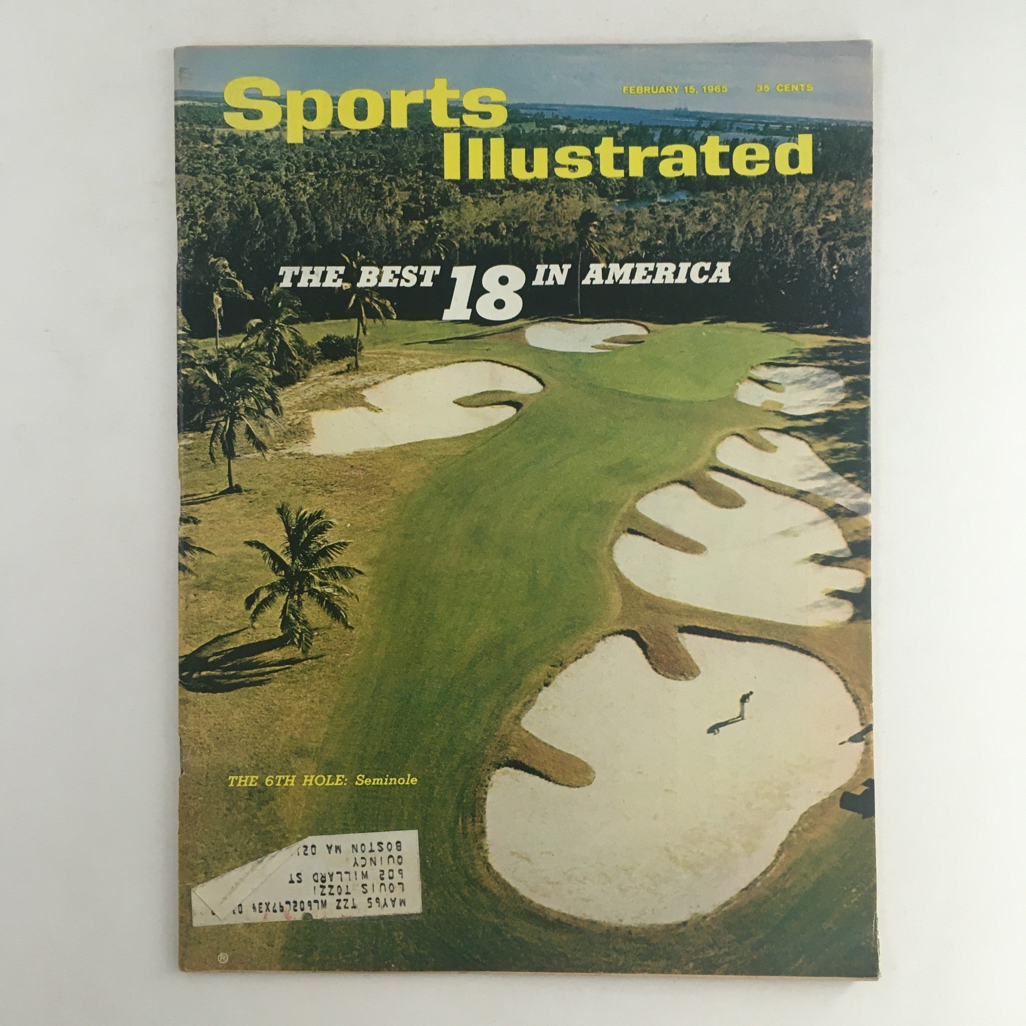 Sports Illustrated Magazine February 15 1965 Best in US The 6th Hole in Seminole