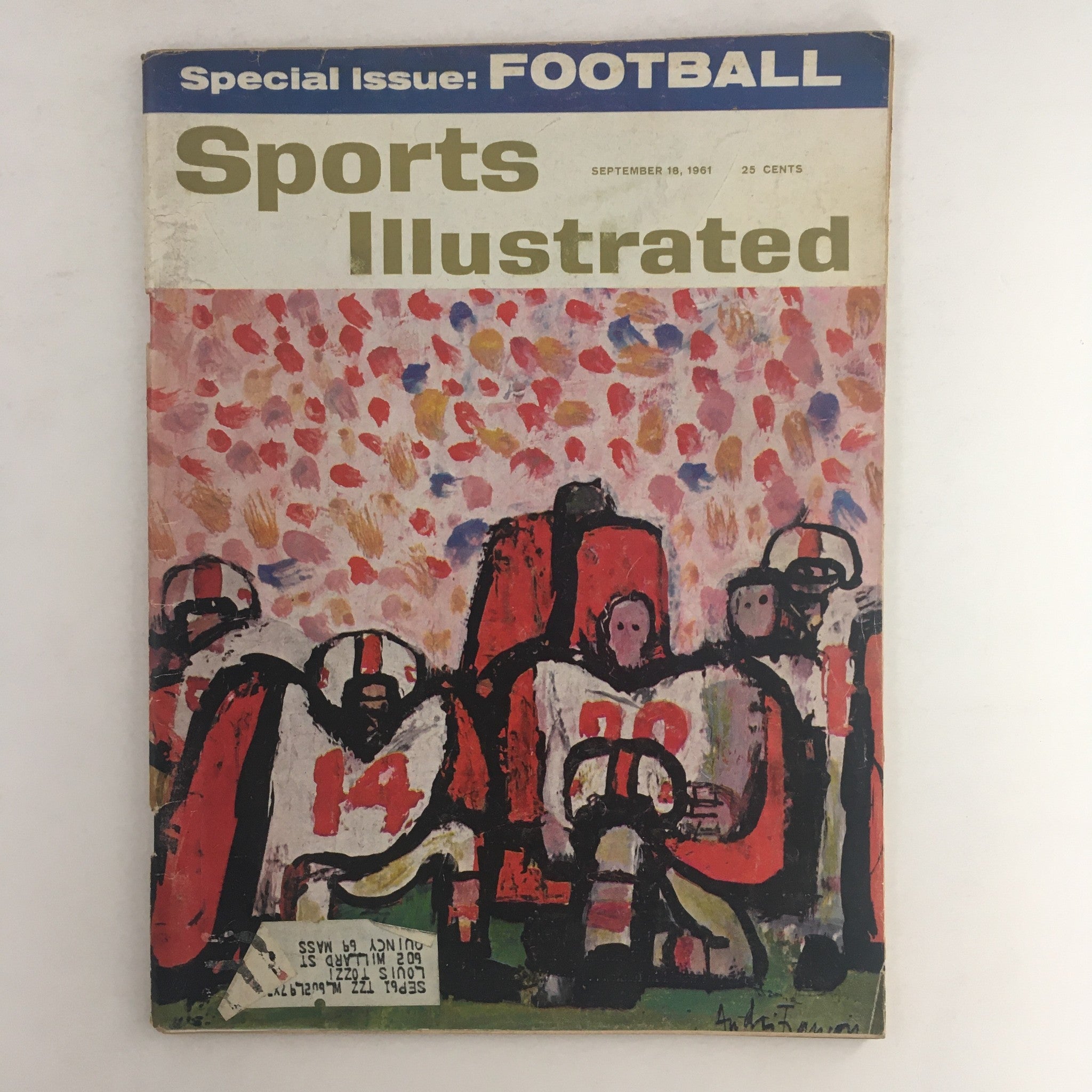 Sports Illustrated Magazine September 18 1961 A Special Issue on Football