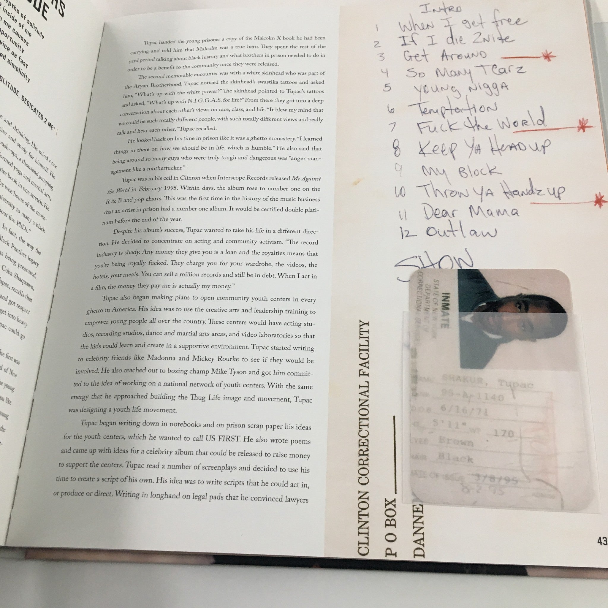 Tupac Shakur Legacy Includes A 60-Minute Interview Co Book by Jamal Joseph