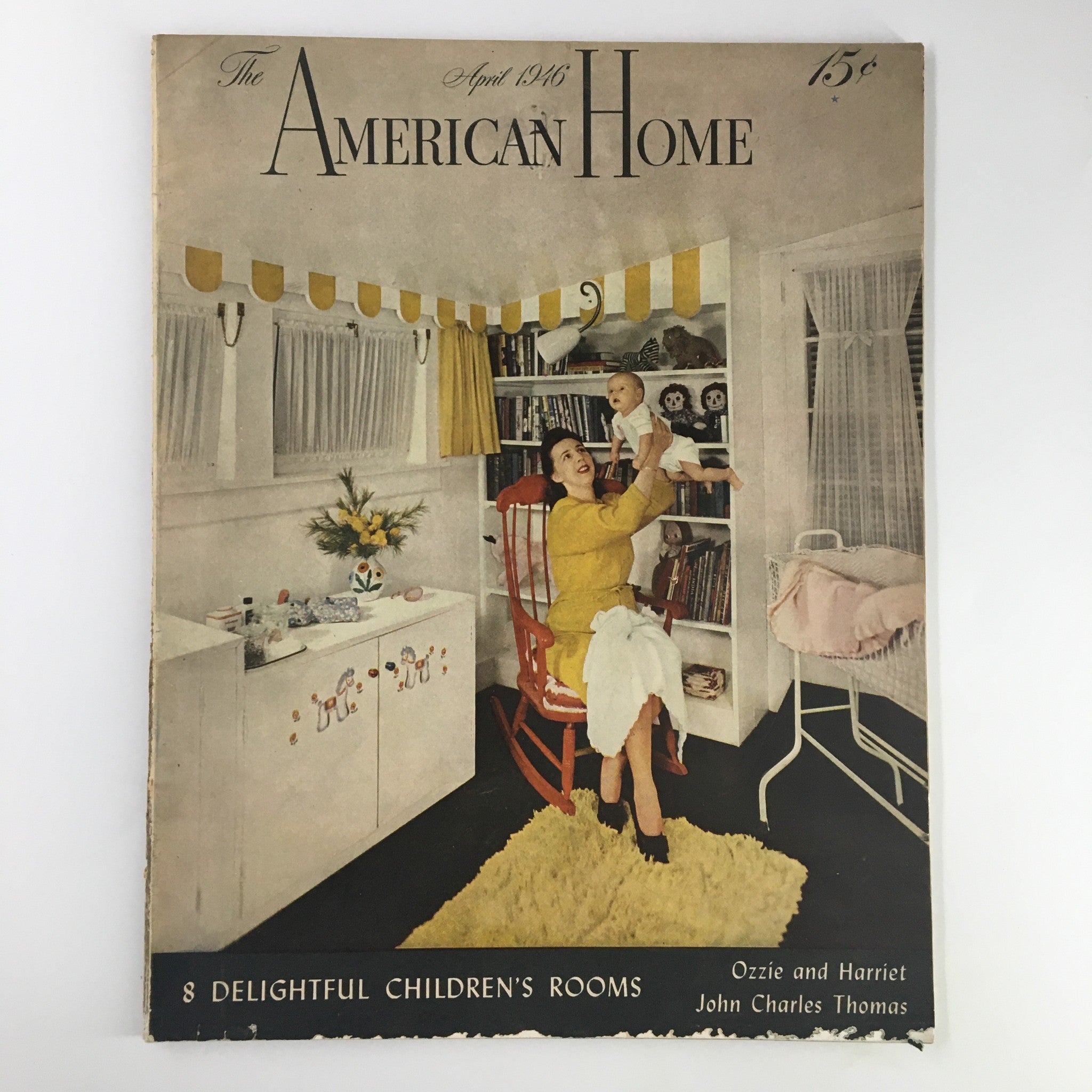 VTG The American Home Magazine April 1946 Delightful Children's Rooms No Label