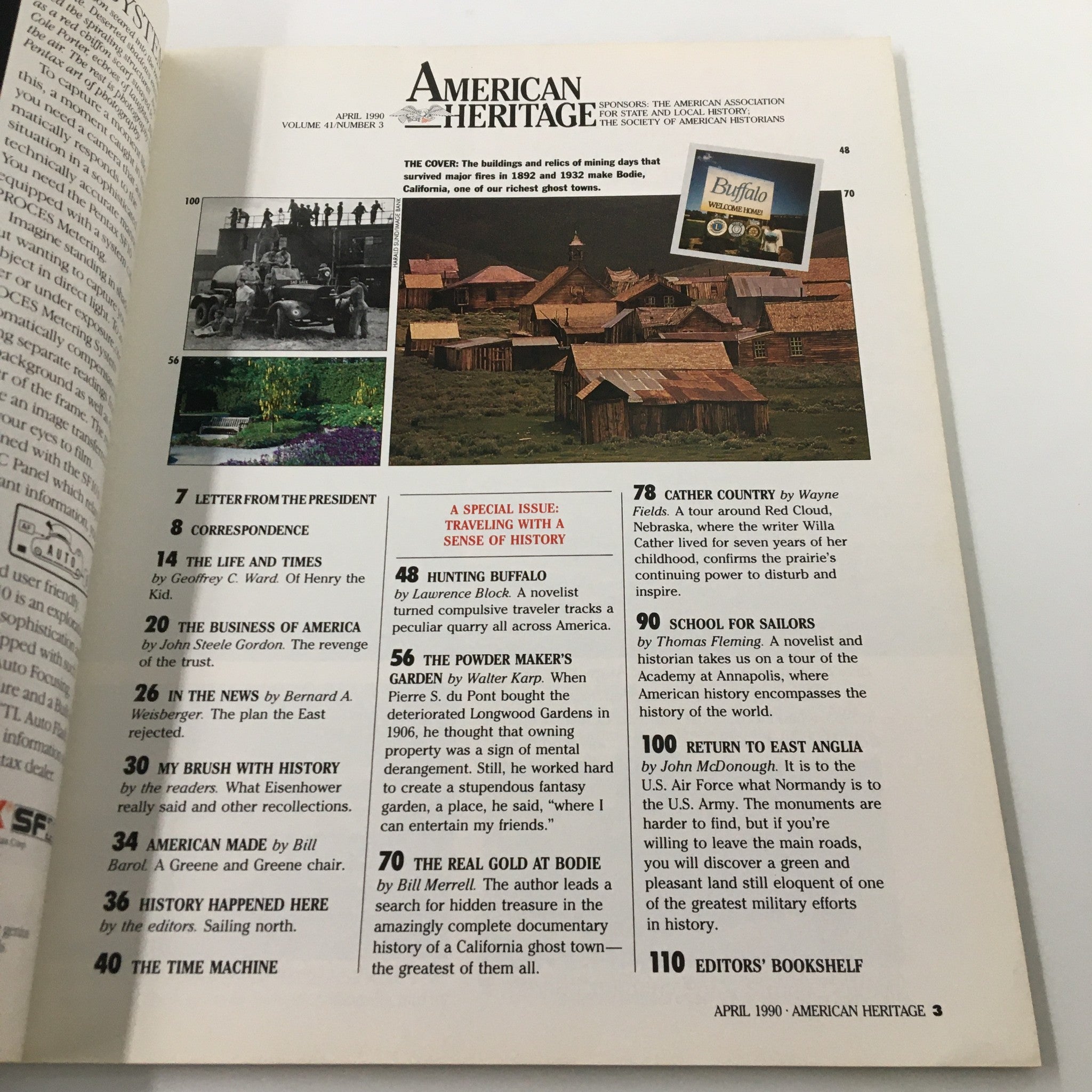 American Heritage Magazine April 1990 The Buildings and Relics of Mining Days