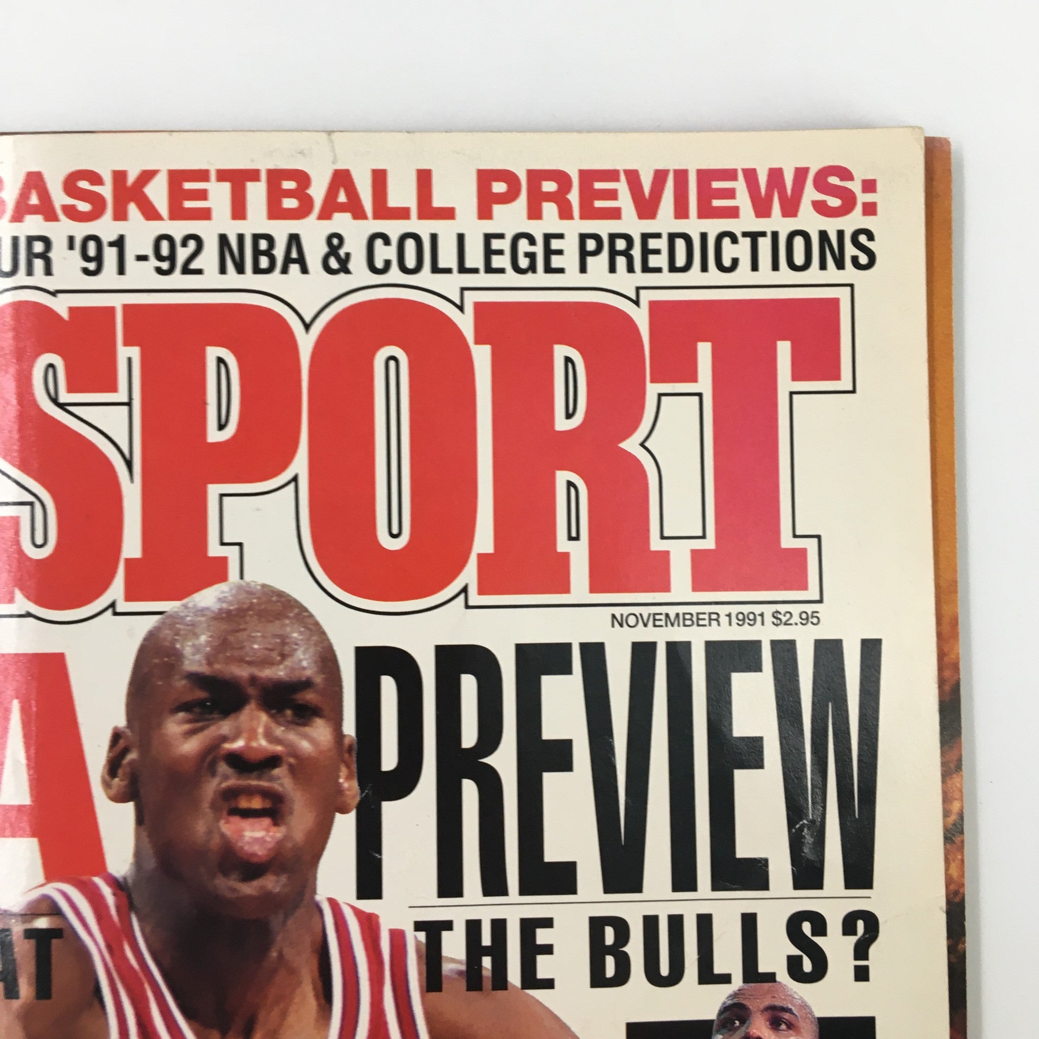 Sport NBA Preview Magazine November 1991 Michael Jordan and Charles Barkley