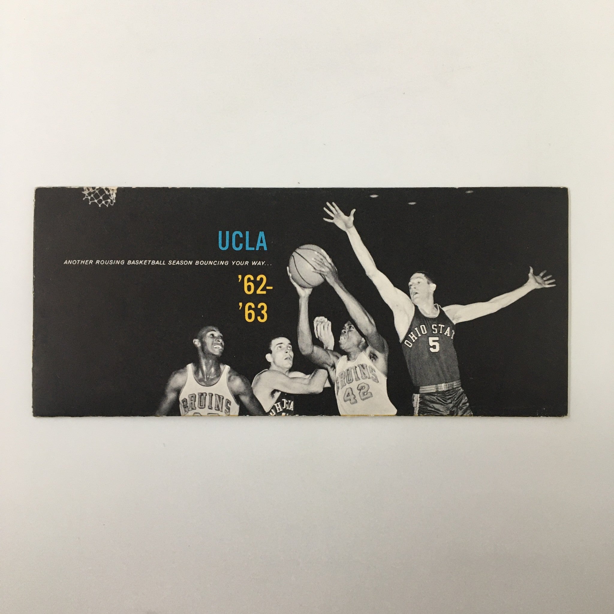 1962-1963 NCAA UCLA Bruins Basketball Ticket Application