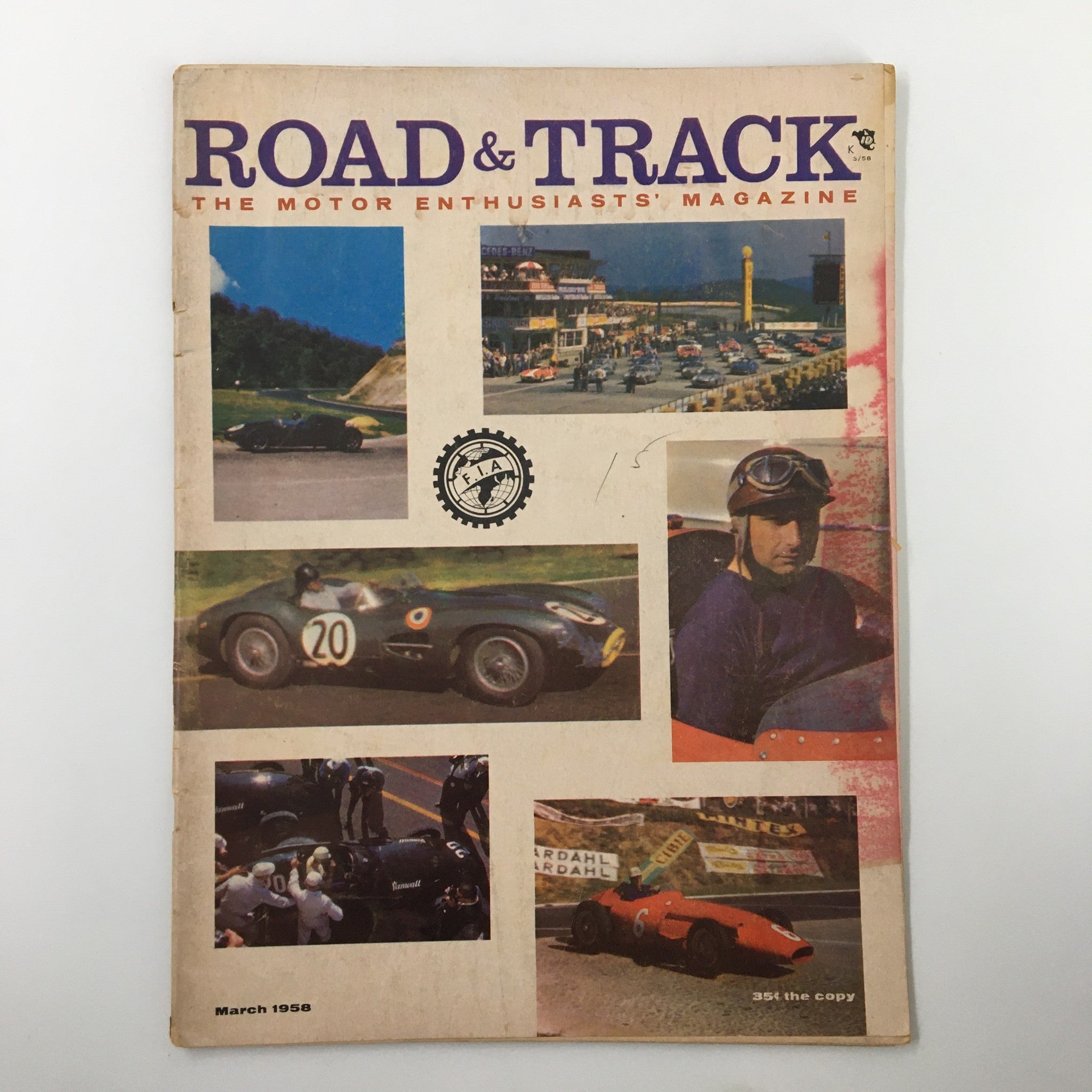 VTG Road & Track Magazine March 1958 The Glimpses of the 1957 Season no Label