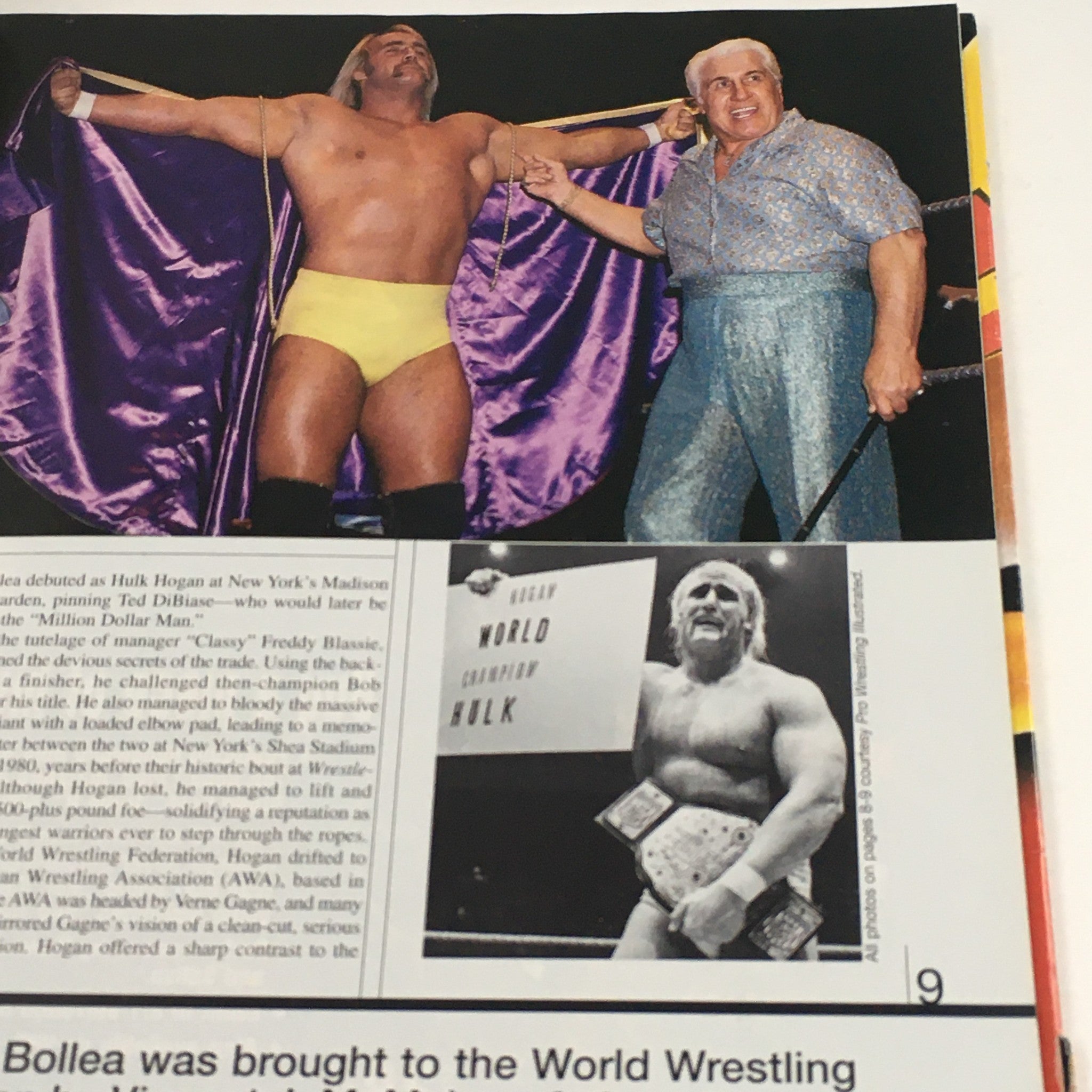 WWE Magazine August 2002 Hulk Hogan & Andre the Giant, Includes Poster No Label