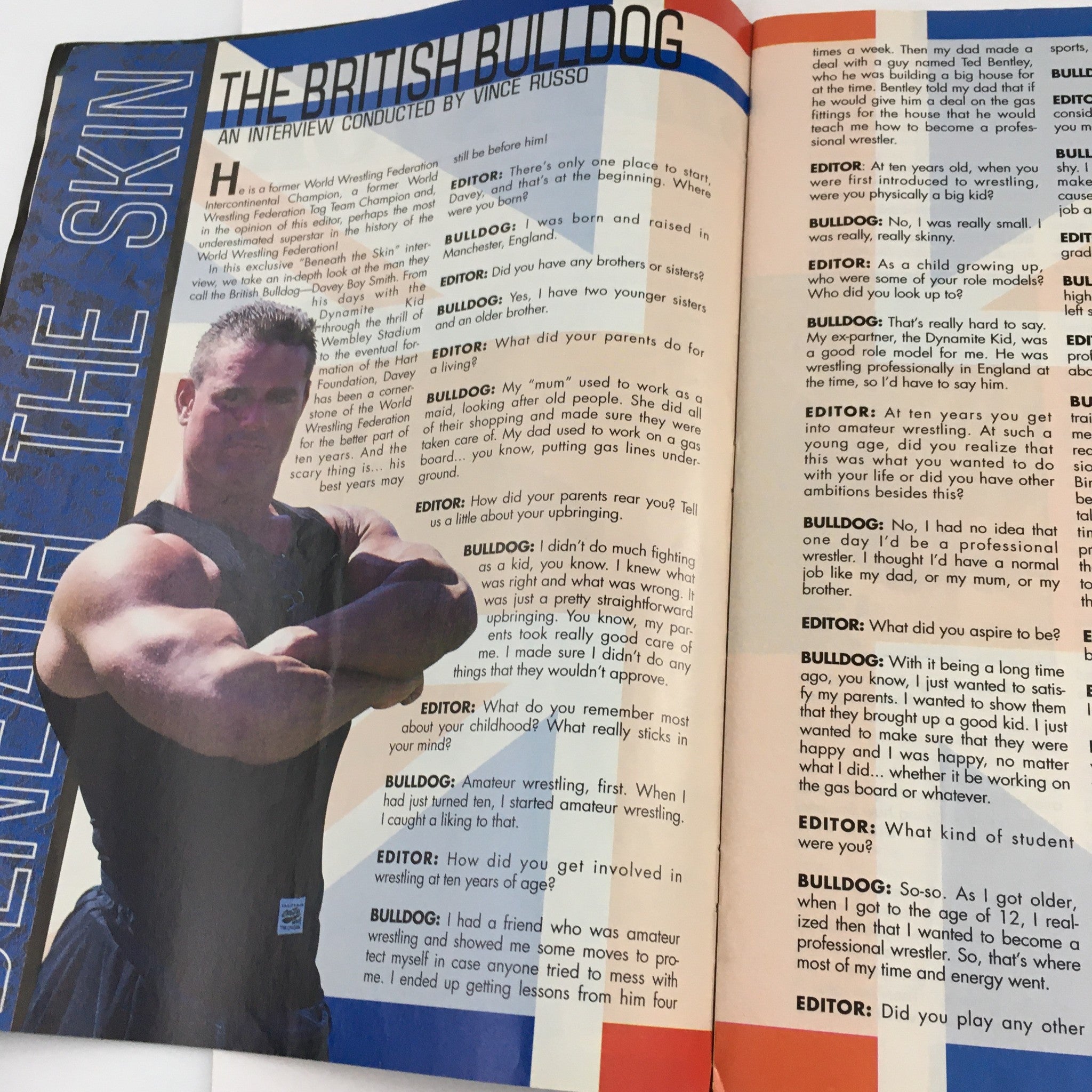 WWF Wrestling Program - Volume 243 Davey Boy Underrated No More, No Label