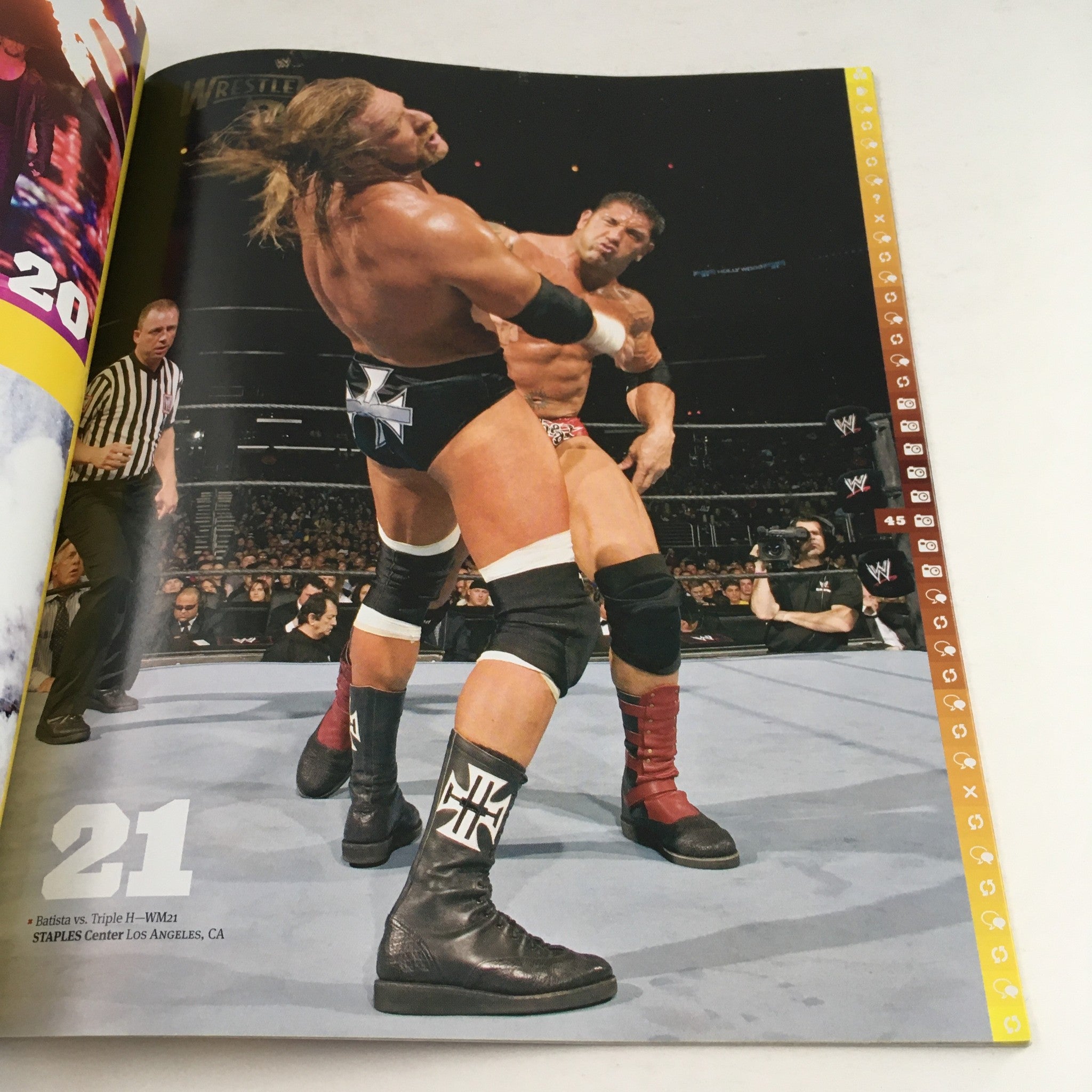 WWF Magazine 2010 Wrestle Mania XXVI Almanac Undertaker & John Cena program