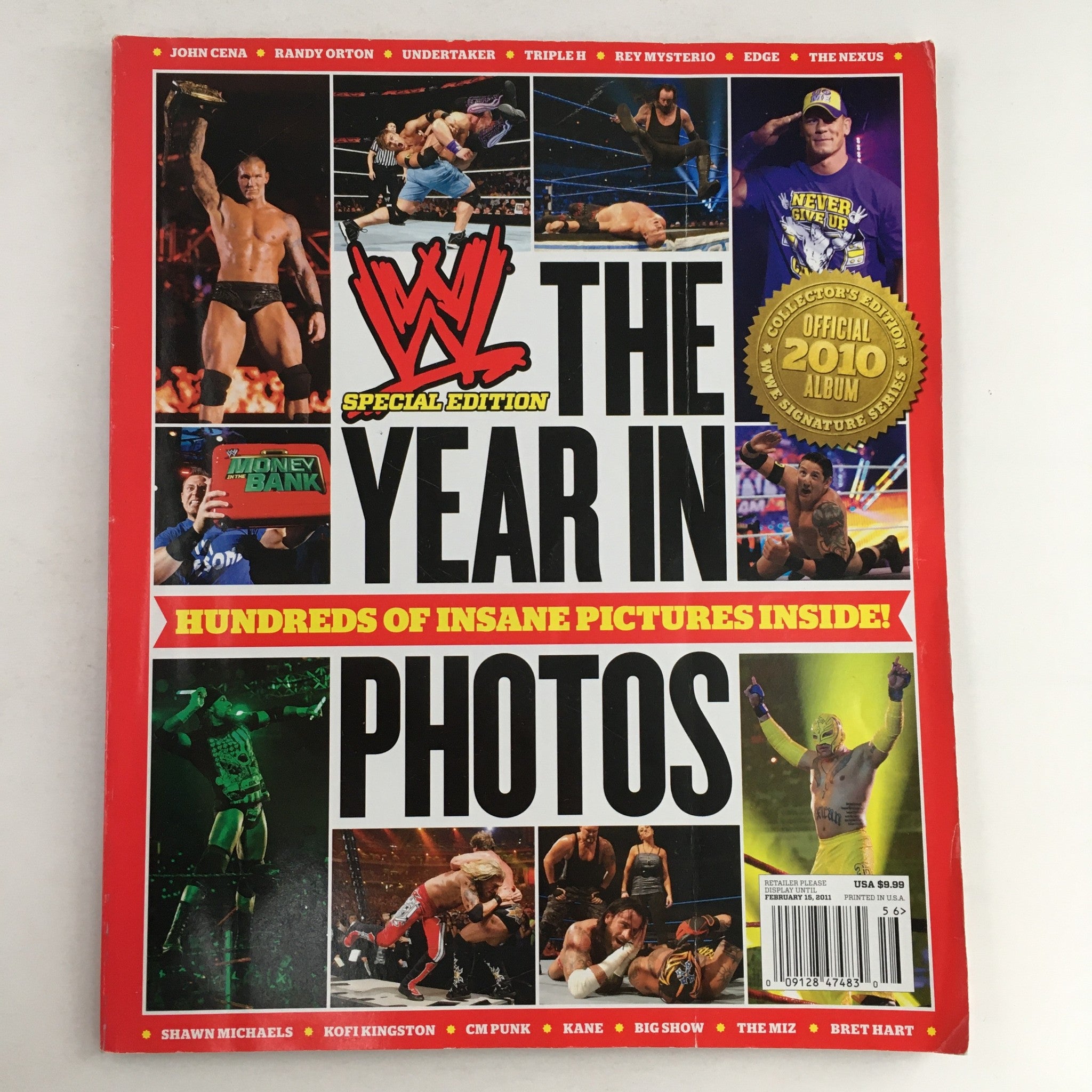 WWE 2011 Signature Series The Year in Photos John Cena, Randy Orton, Triple H