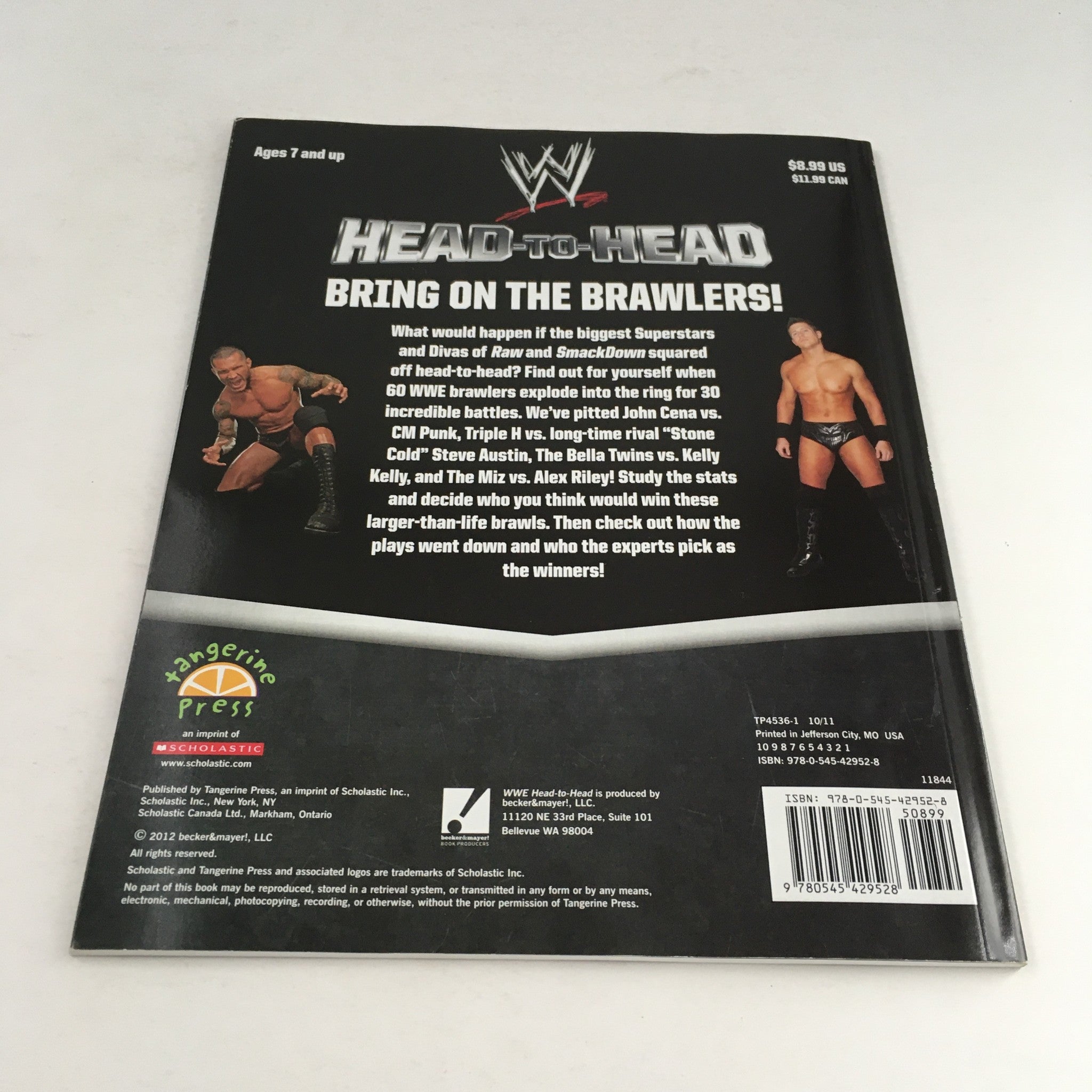 WWE WWF Magazine 2012 Head-to-Head John Cena vs CM Punk, Undertaker vs Kane