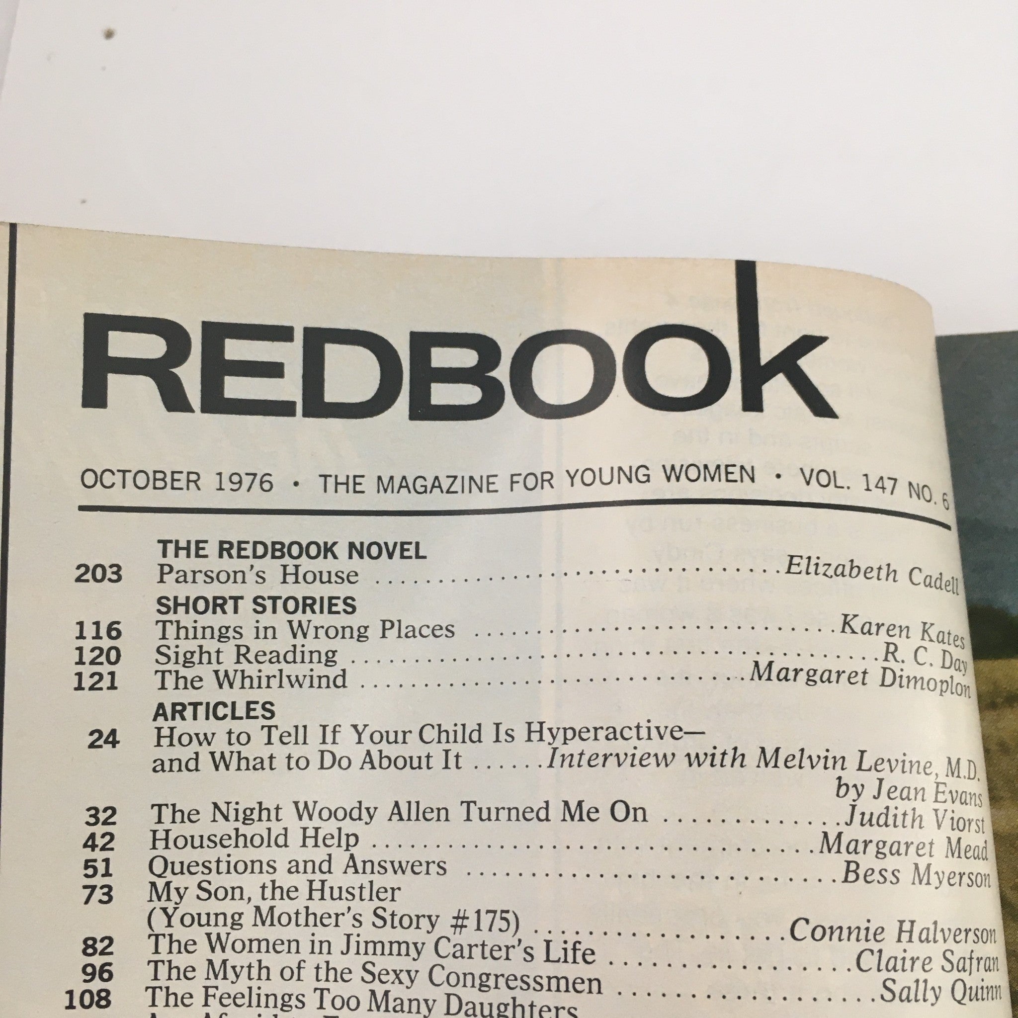 Redbook Magazine October 1976 Penny Marshall & Cindy Williams, Laverne & Shirley