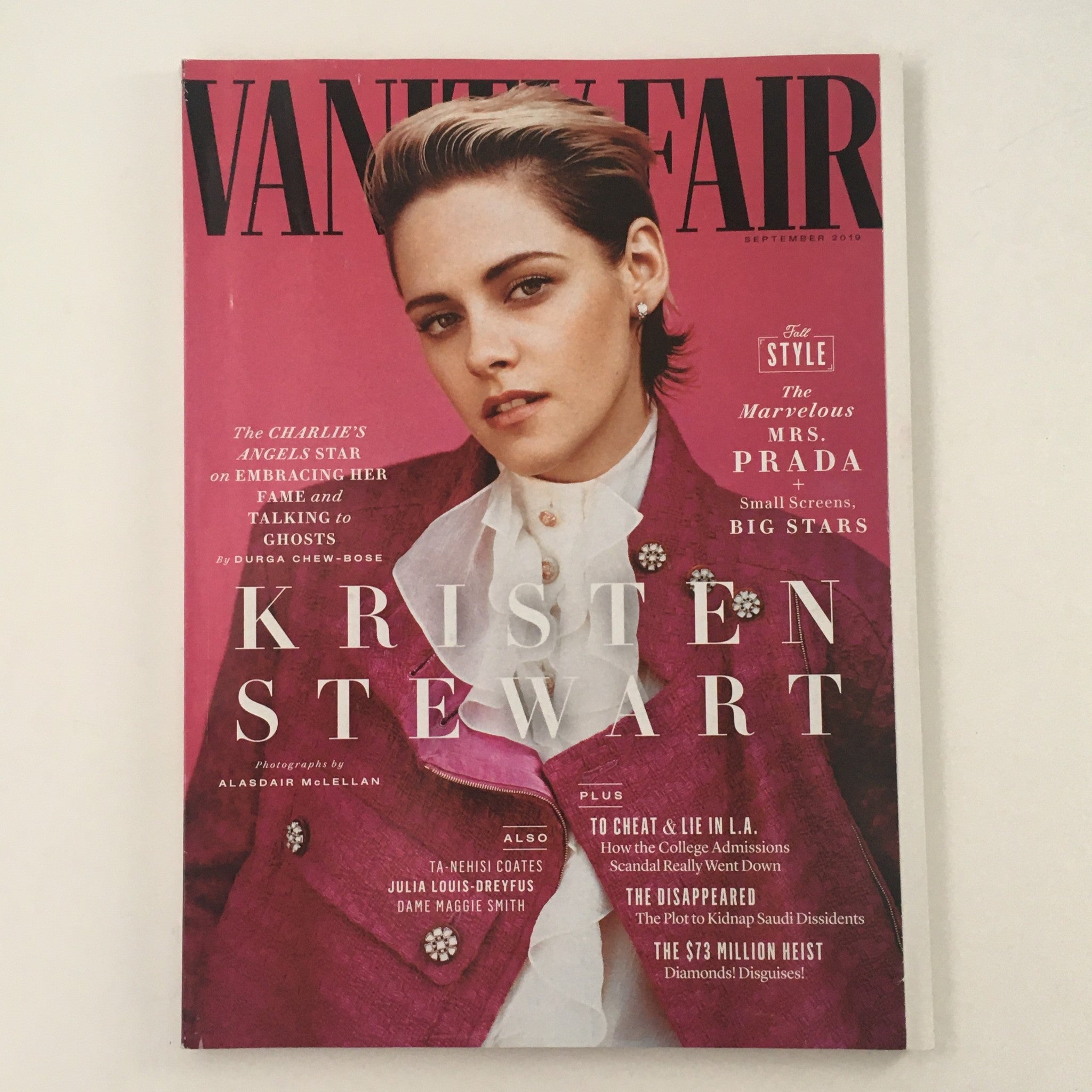 Vanity Fair Magazine September 2019 Kristen Stewart Feature, No Label VG